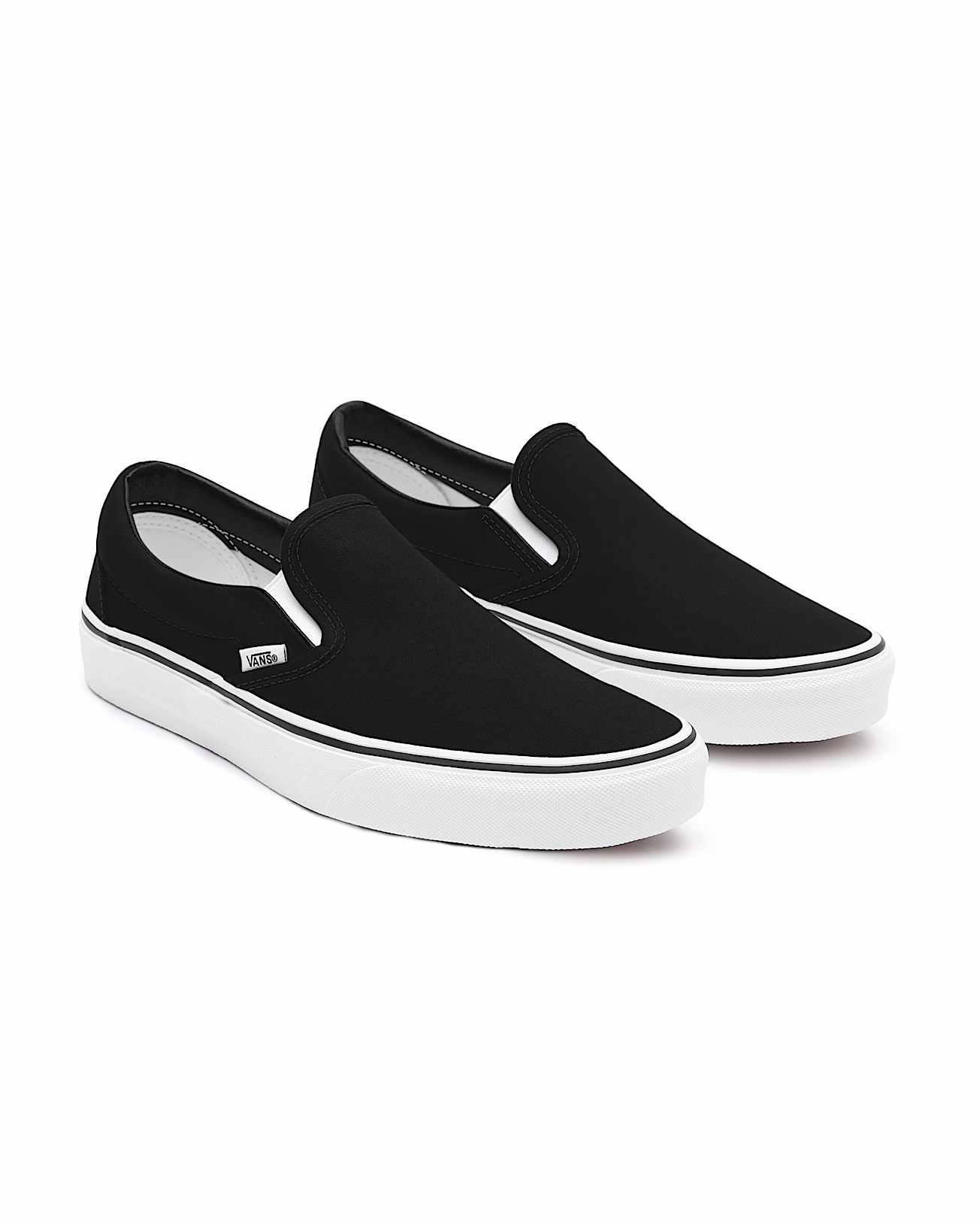 Personalisierbare Black SlipOn mit breiter Passform VANS Schwarz HERO