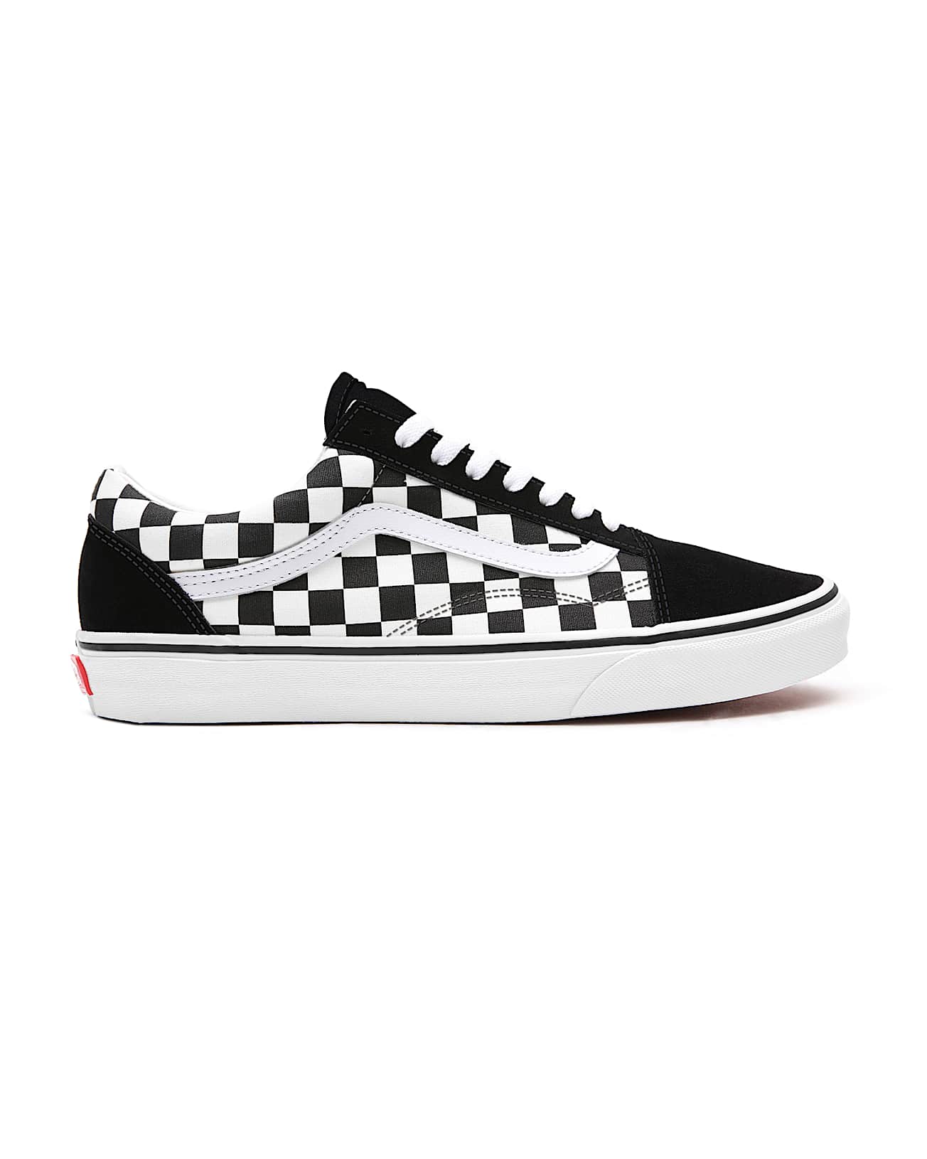 Personalisierbare Checkerboard Old Skool mit breiter passform VANS Schwarz ALT1