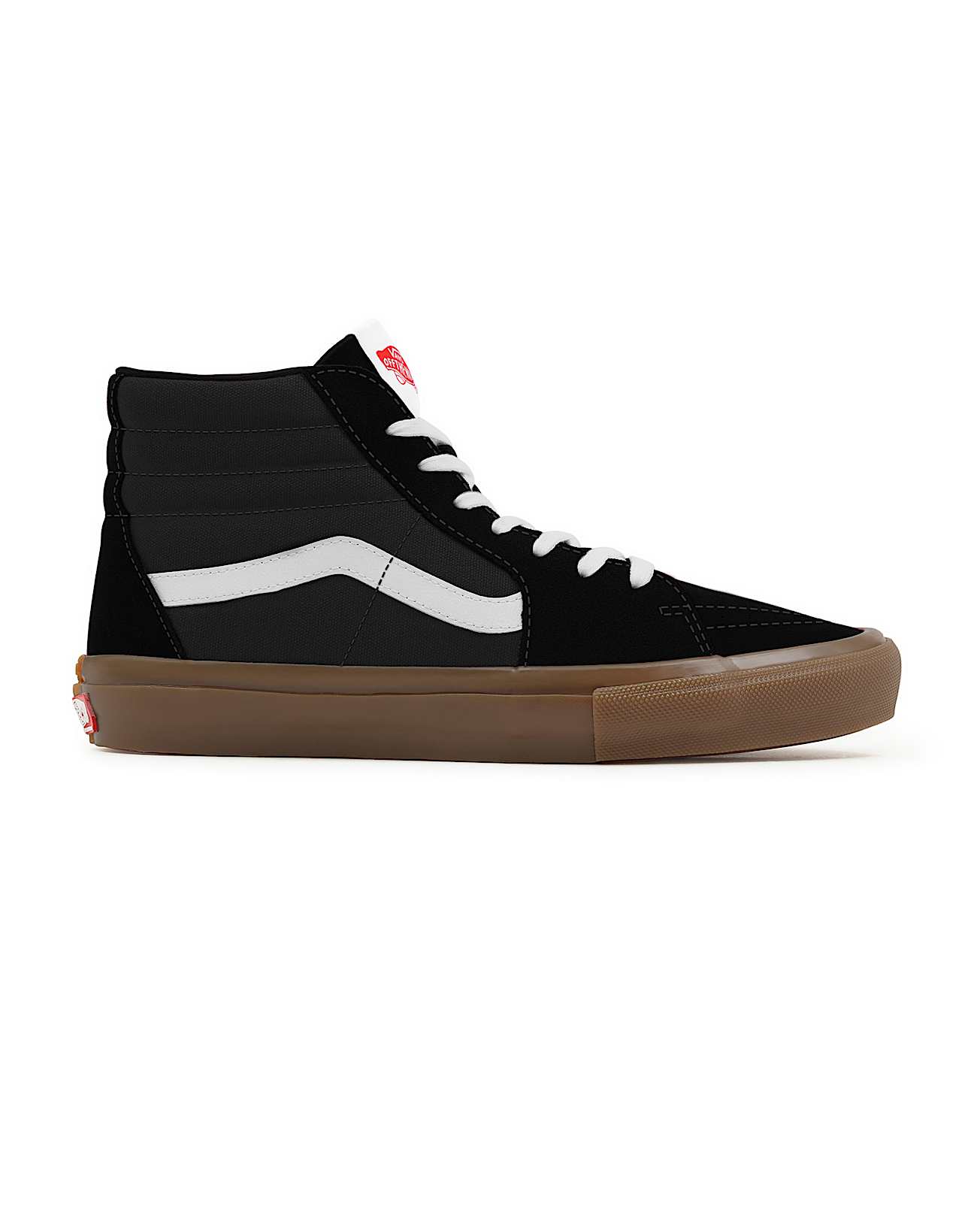 Customs Black Gum Sole Sk8-Hi Wide Fit - 2