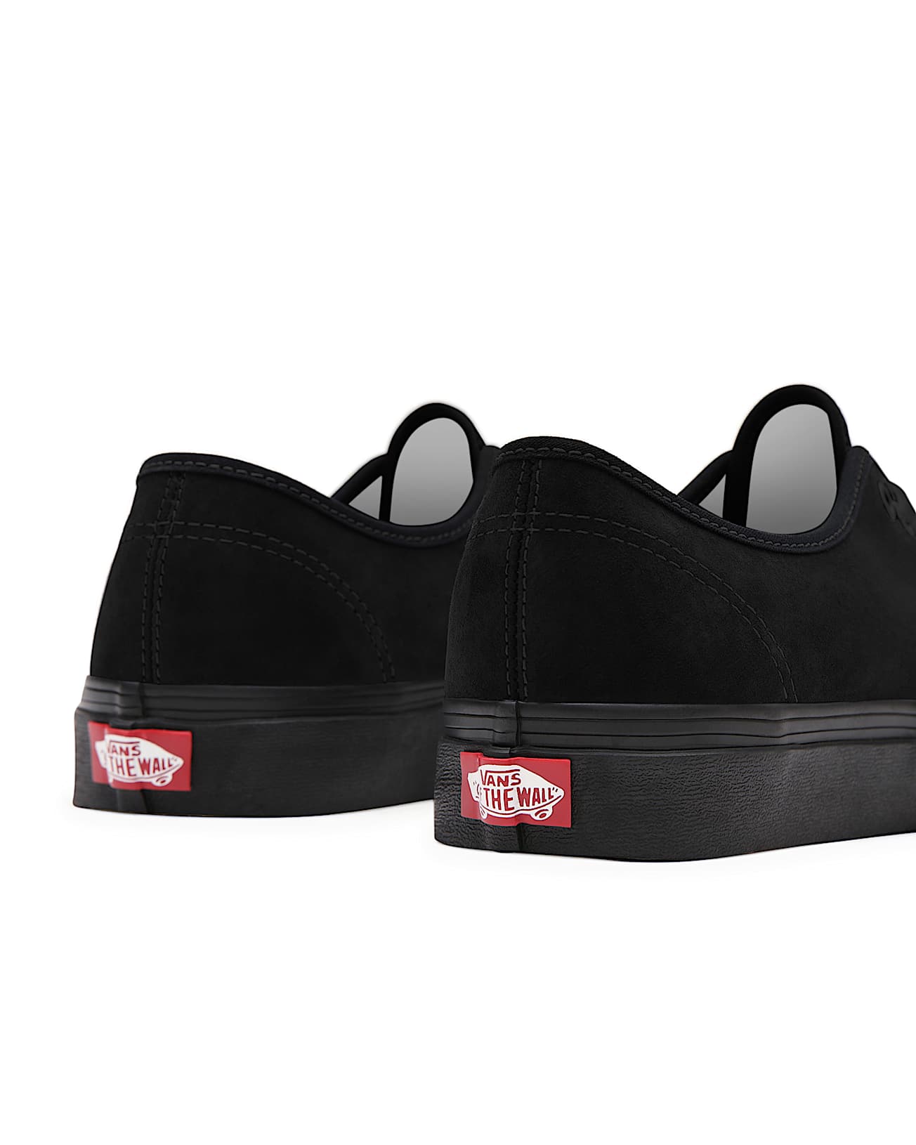Kinder Personalisierbare Total Black Suede Authentic 48 Jahre VANS Schwarz ALT2