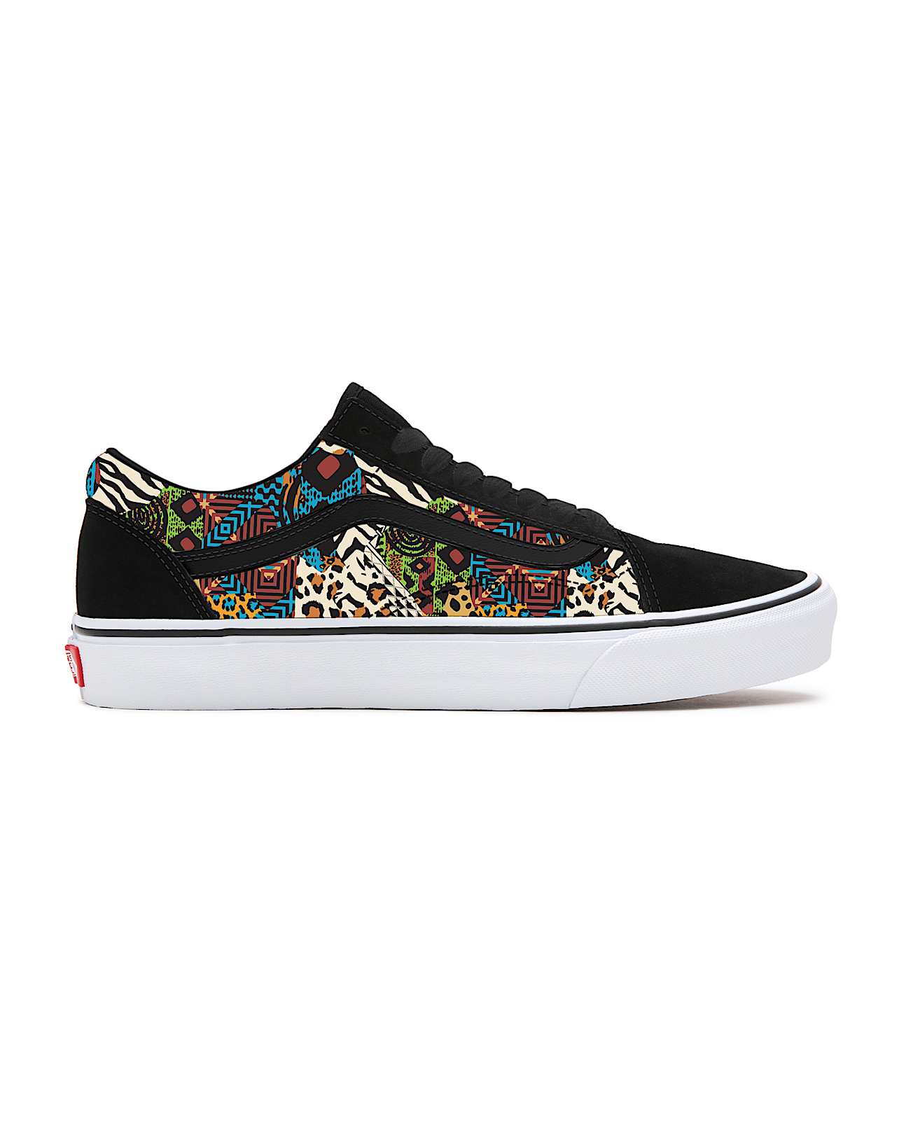 Personalisierbare Animal Patchwork Old Skool VANS Multicolour ALT1