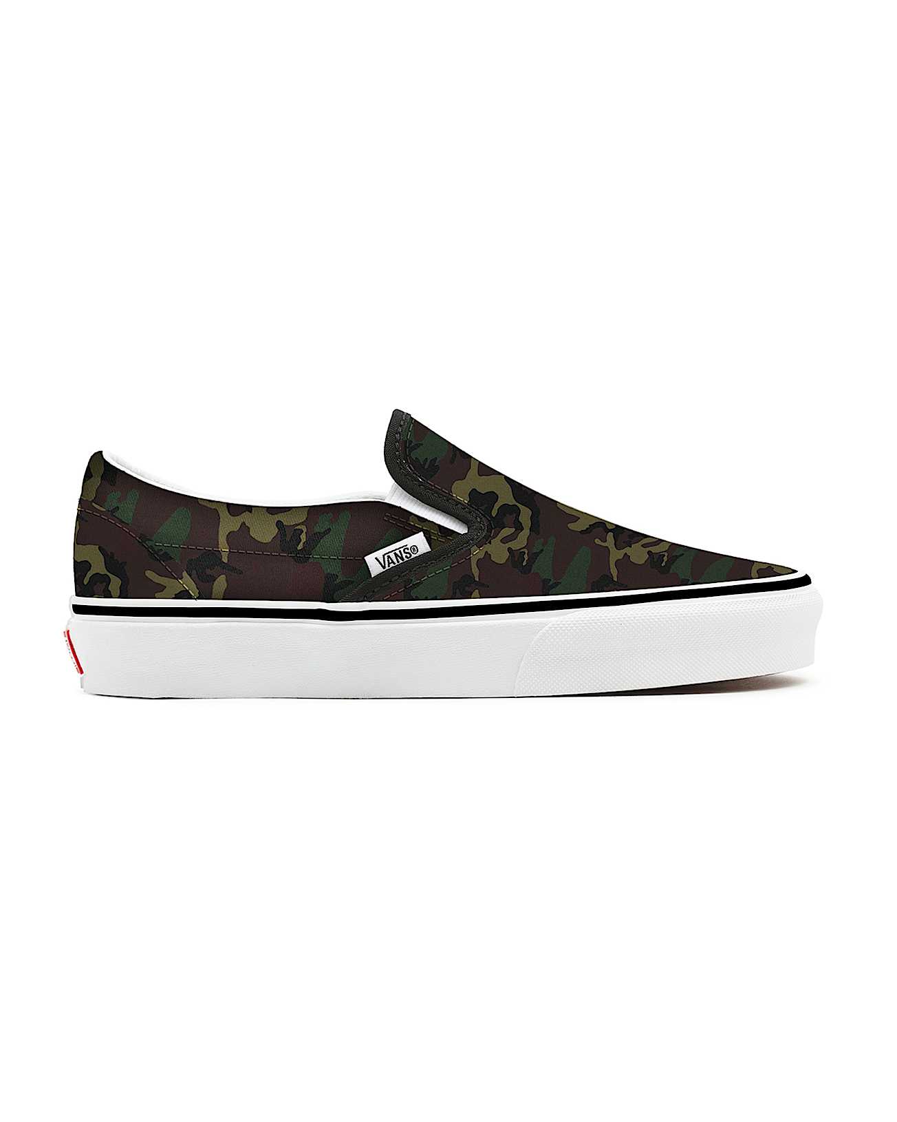Personalisierbare Camo SlipOn Platform VANS GrnBraun ALT1