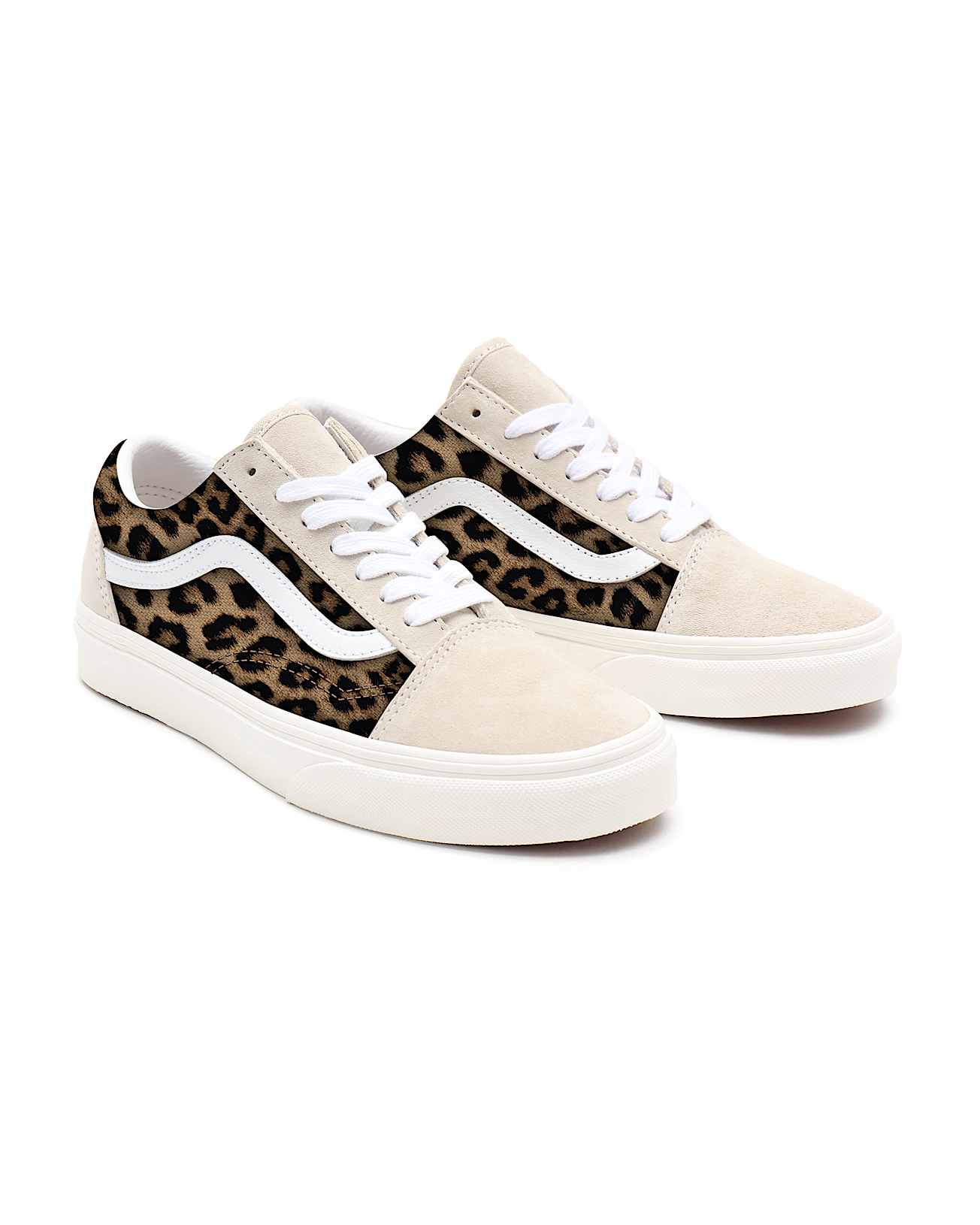 Personalisierbare Leopard Old Skool VANS Wei HERO