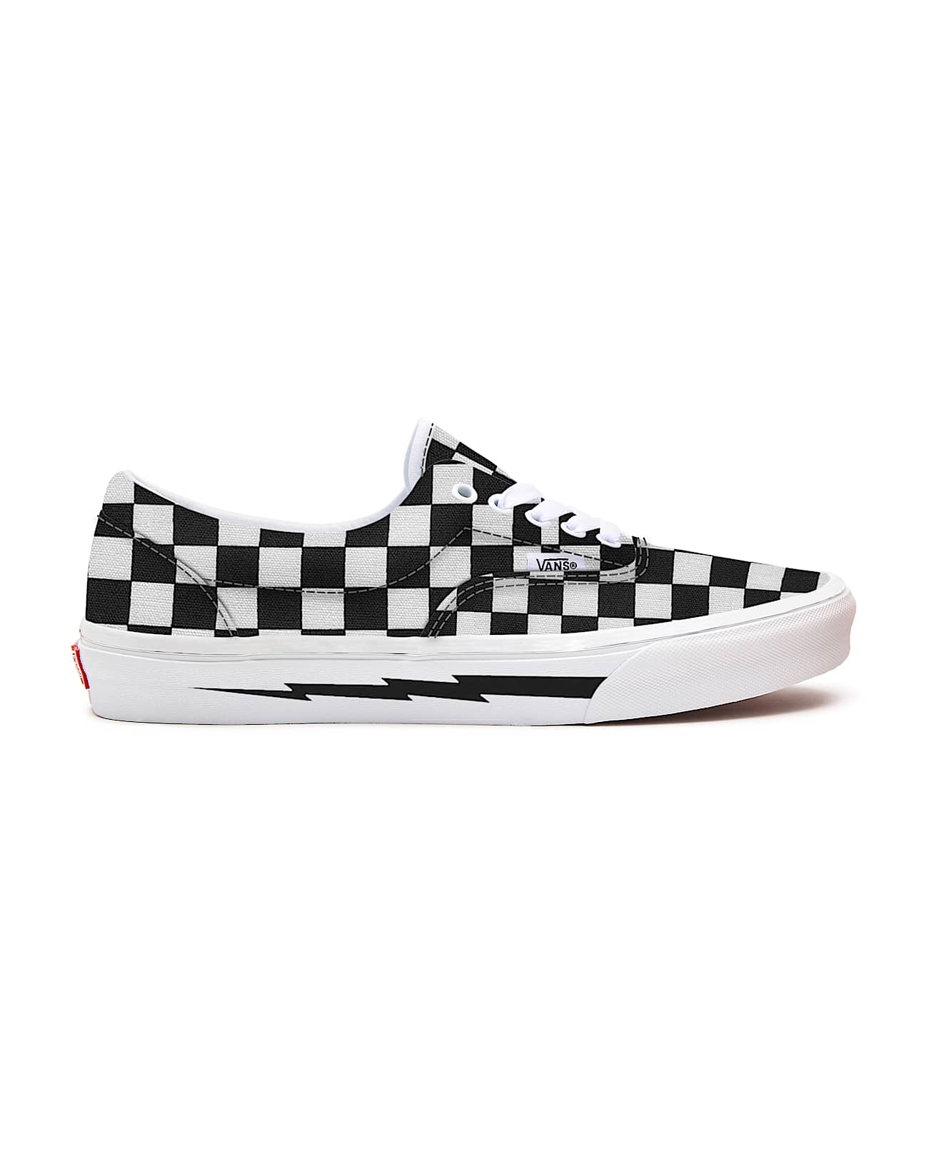 Personalisierbare Lightning Bolt Era VANS SchwarzWei ALT1