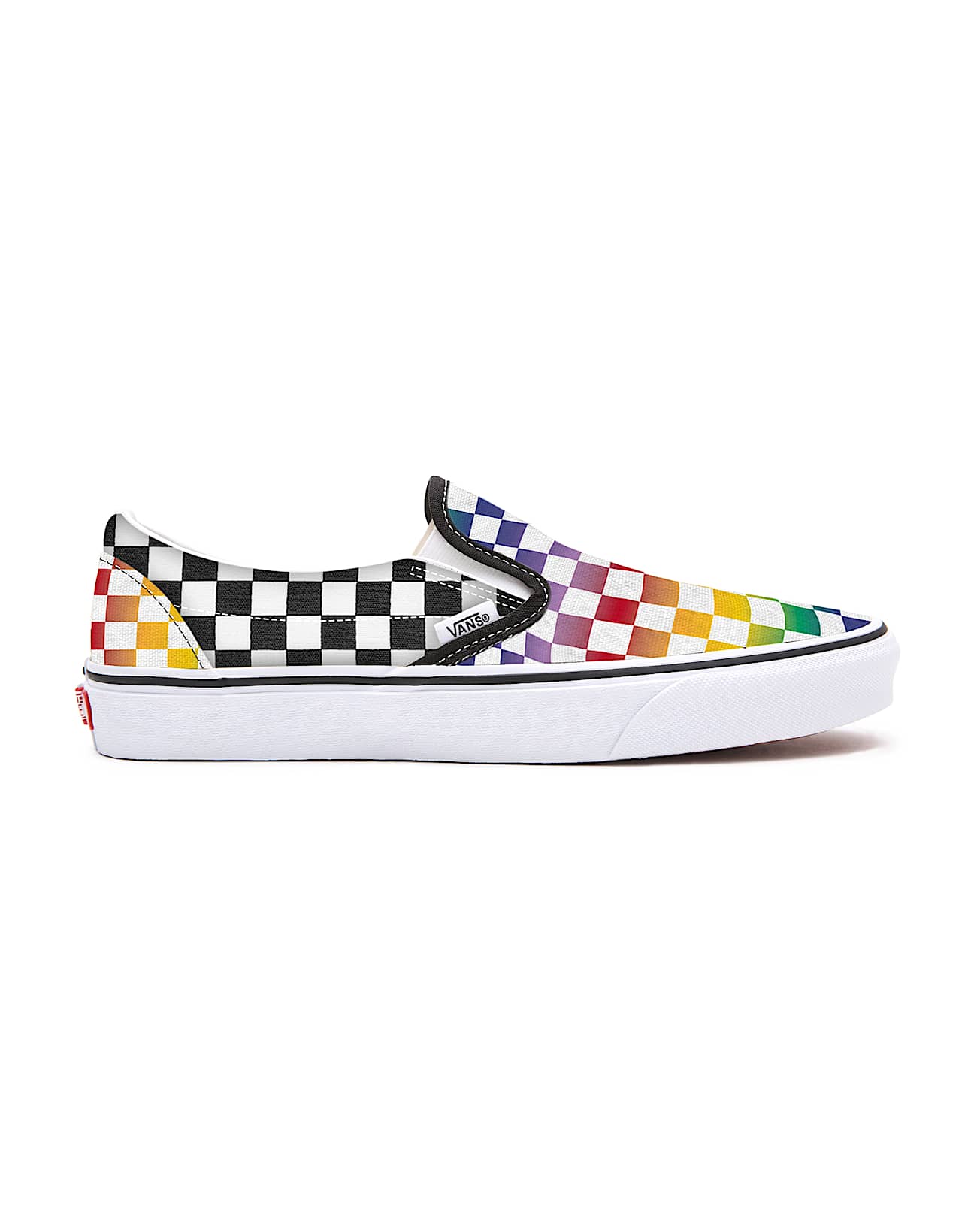 Personalisierbare Rainbow Checkerboard SlipOn VANS Multicolour ALT1
