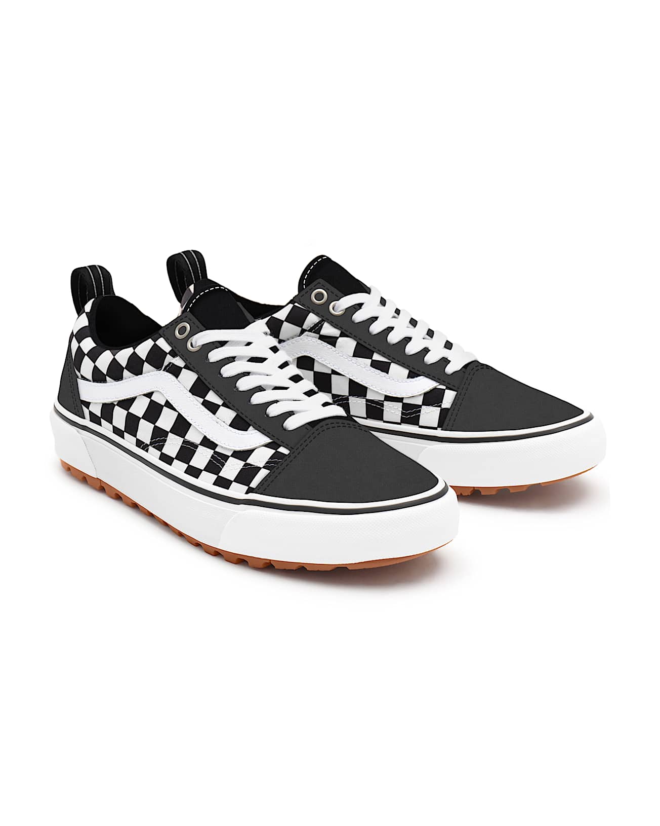 Personalisierbare Checkerboard Old Skool MTE VANS SchwarzWei HERO