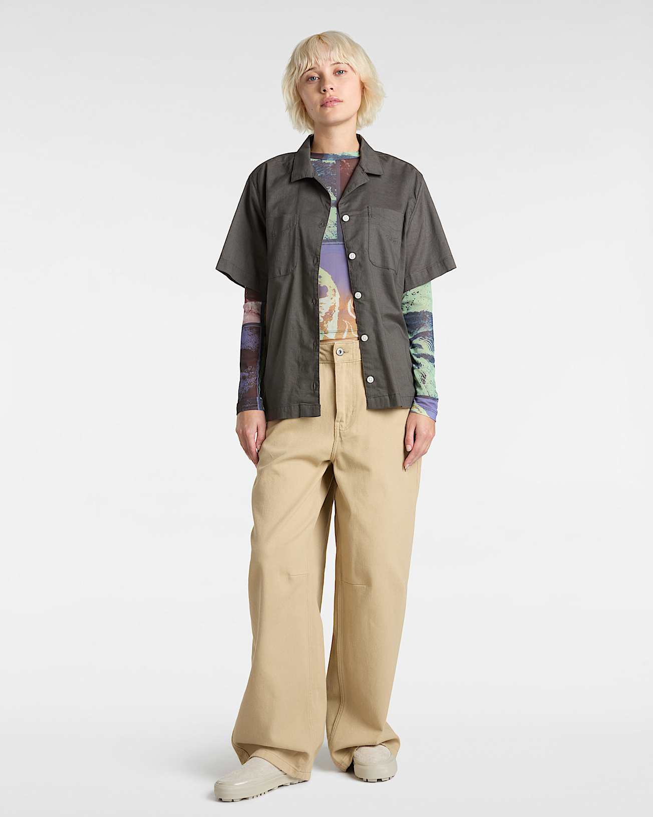 Haut en maille  manches longues Ludlow VANS Bleu ALT4