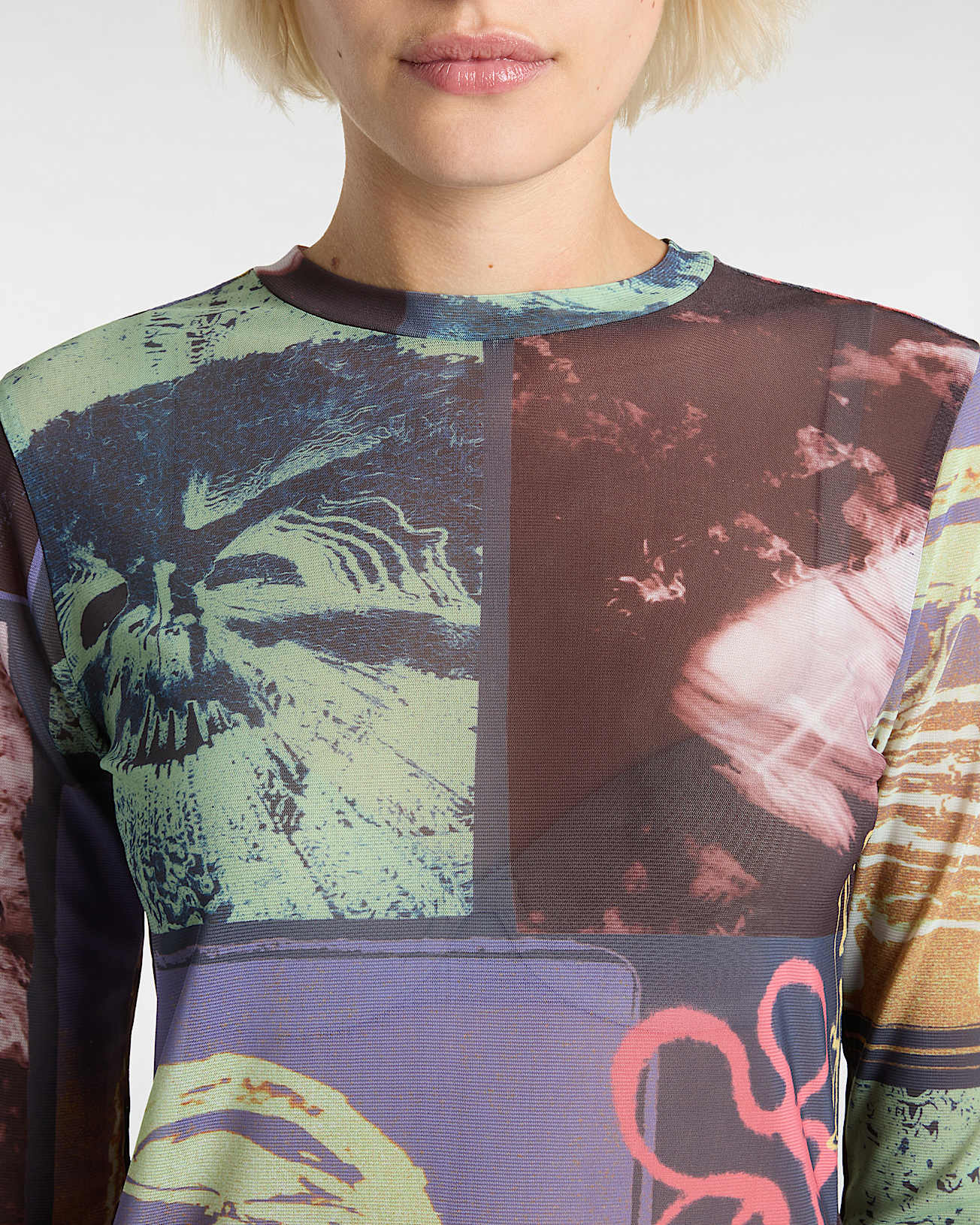 Ludlow Langarmshirt aus Netzstoff - 6