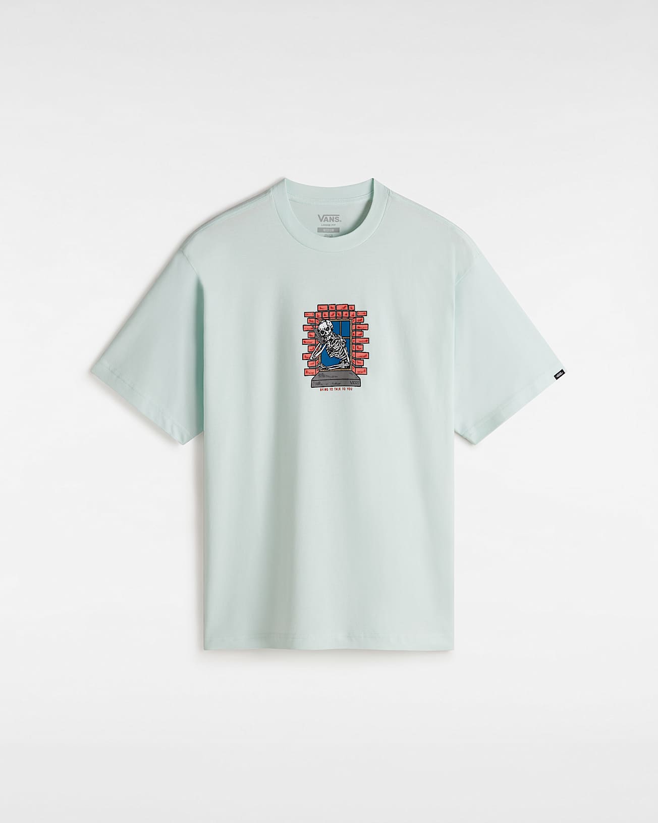 Tshirt Skull Window VANS Vert HERO