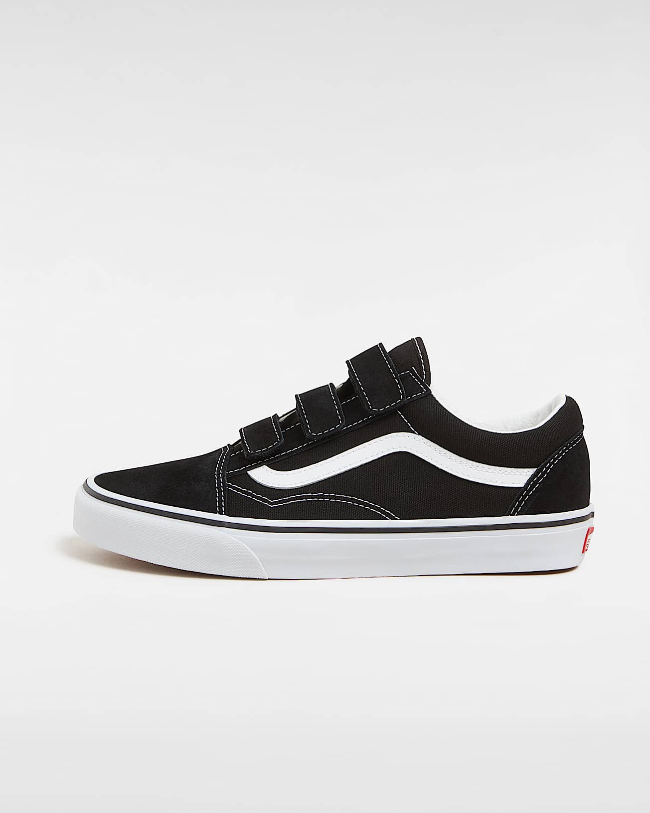 Chaussures en daim et en toile Old Skool VANS NoirBlanc HERO