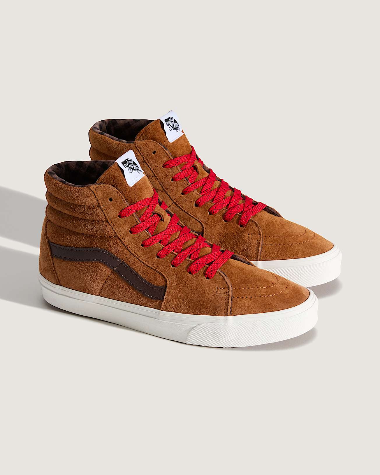 Sk8Hi Pig Suede Shoes VANS OrangeBrown ALT1