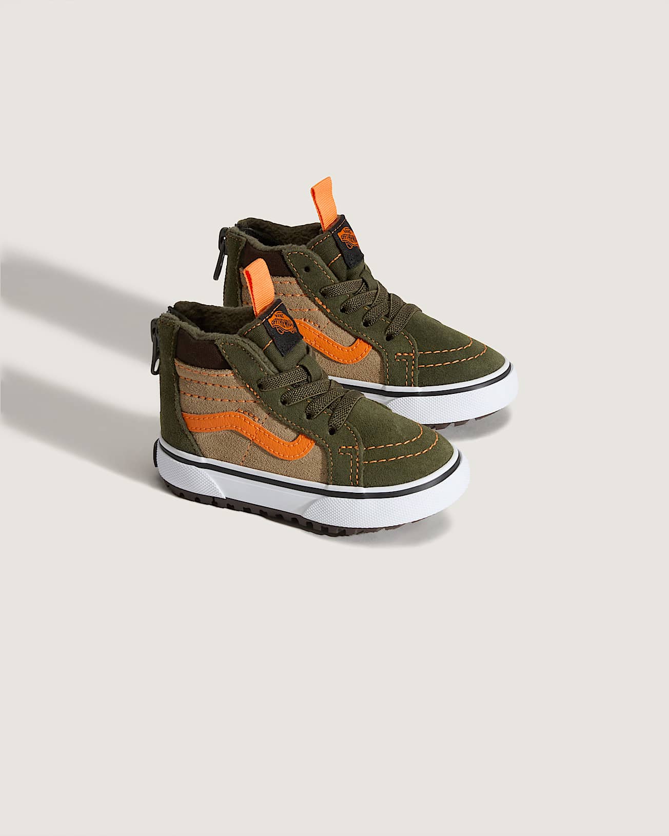 Scarpe Bambinoa Sk8Hi Zip Gum 14 anni VANS Verde ALT1