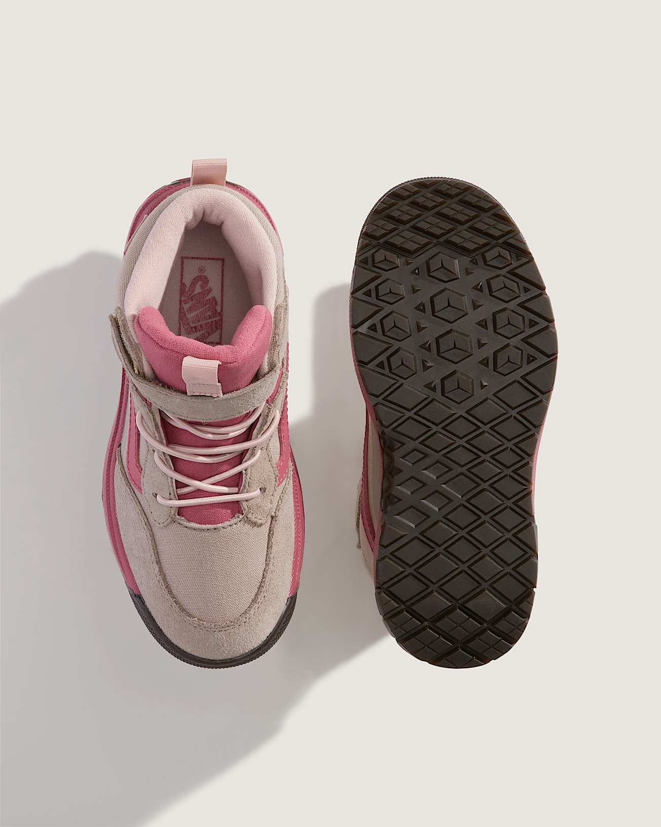 Kinder Mini Crest Pop Schuhe 814 Jahre VANS Beige ALT2