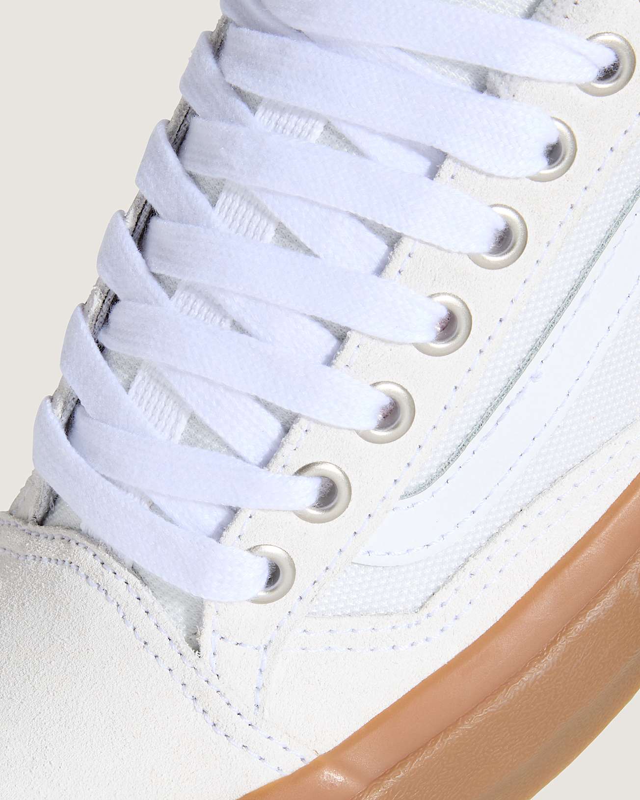 Chaussures Skate Old Skool 36 Gum VANS Blanc ALT7