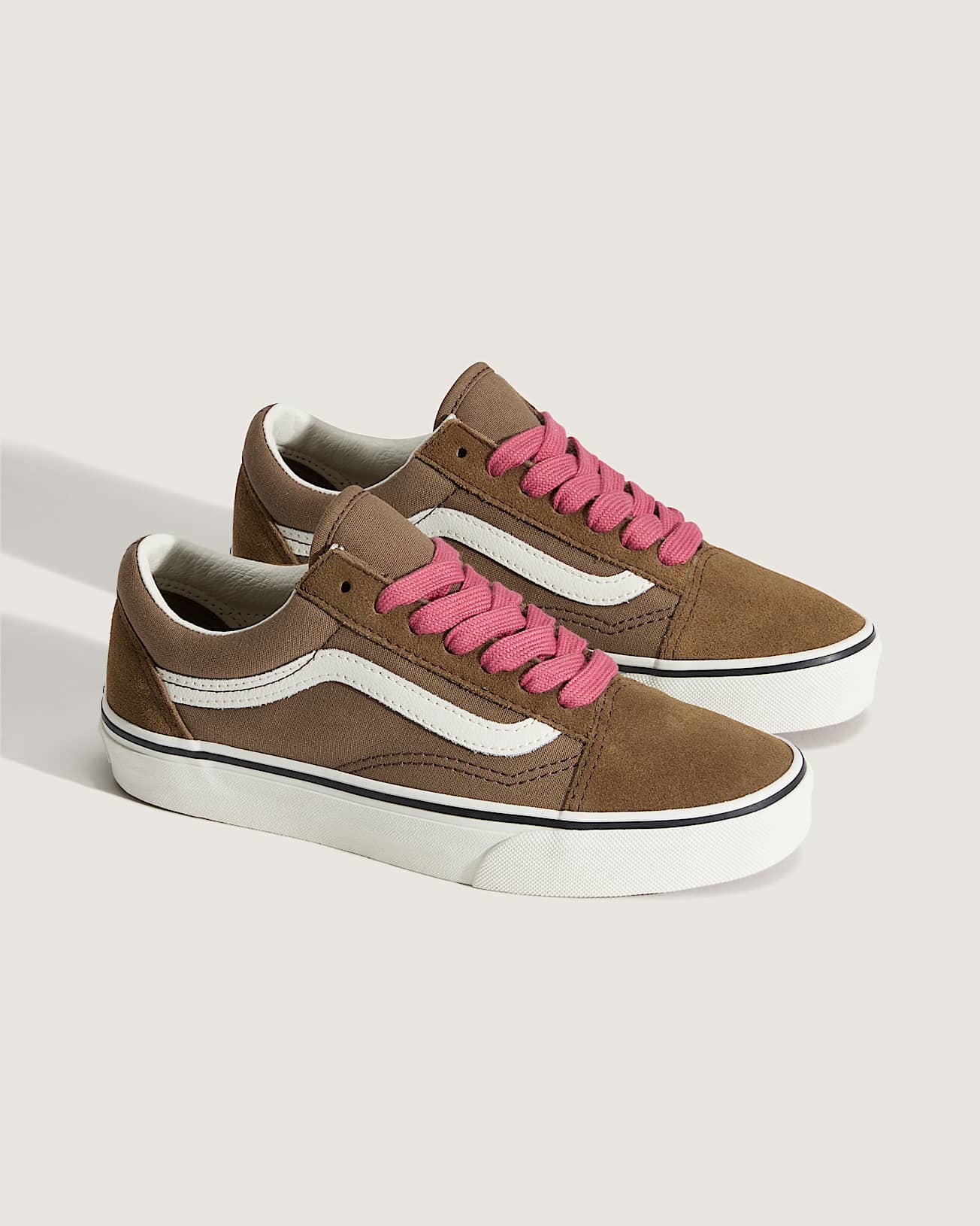 Old Skool Schoenen VANS BruinRoze ALT1