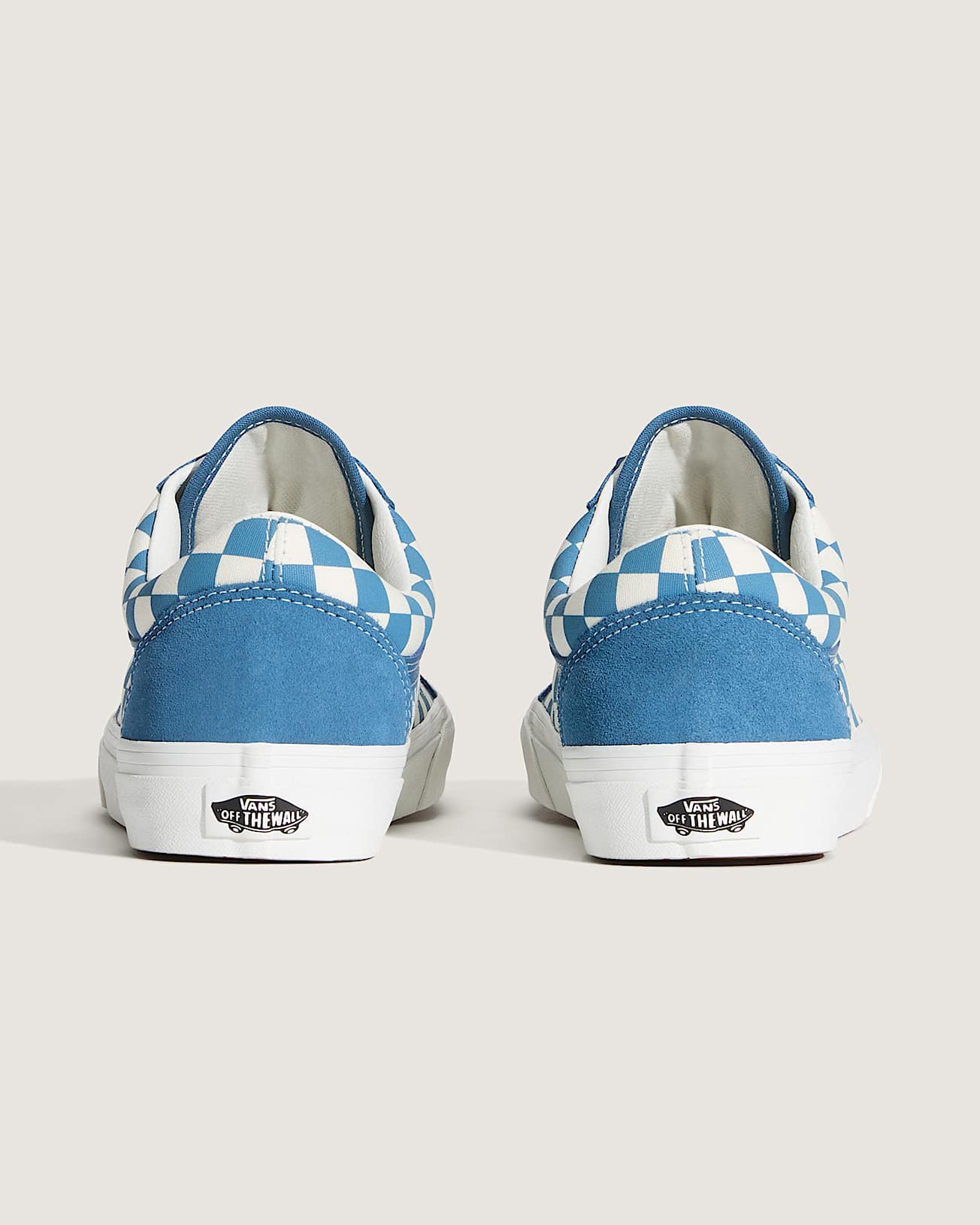 Old Skool Checkerboard Schuhe VANS Blau ALT3