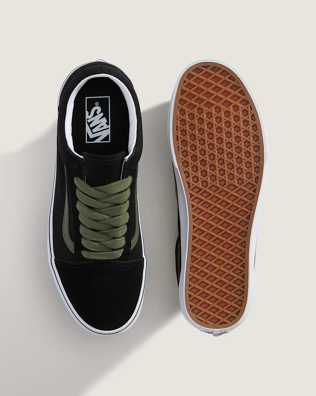 Chaussures Old Skool VANS NoirVert ALT2