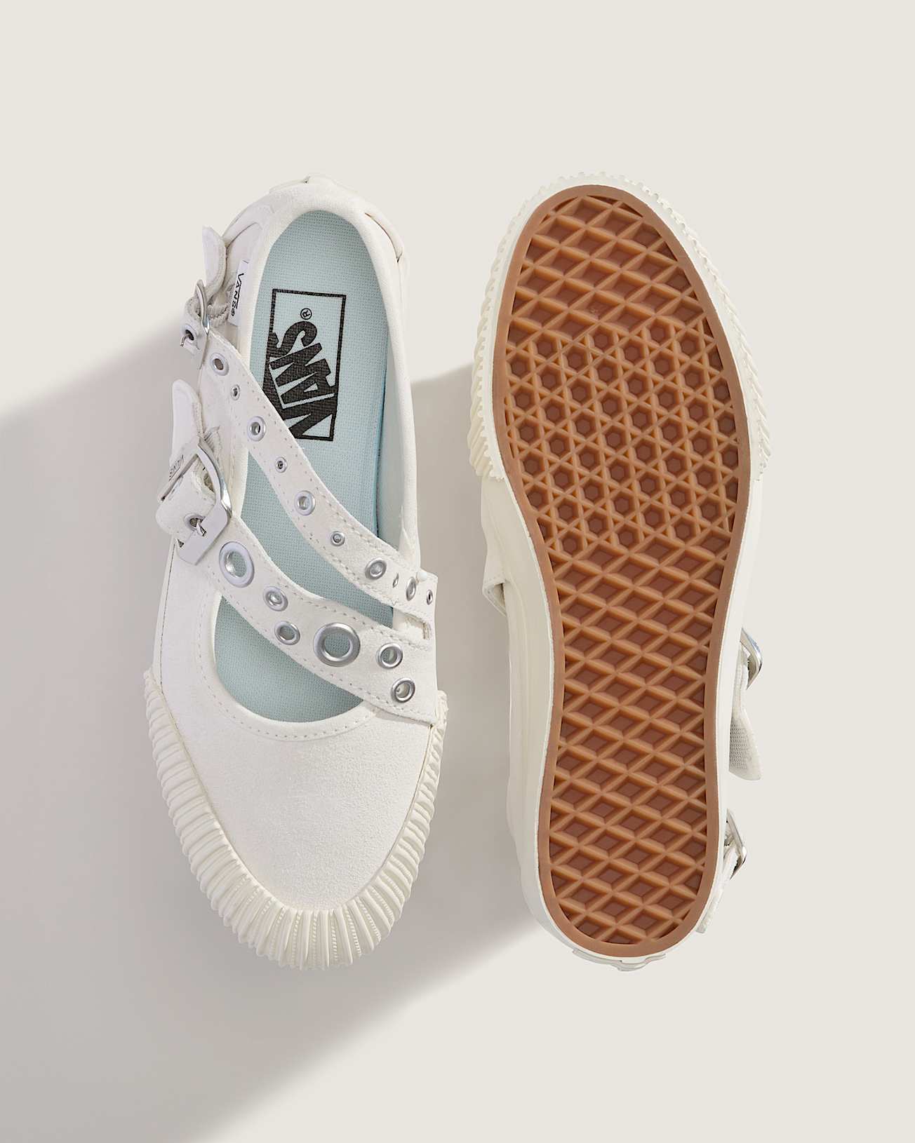 Scarpe con cinturini Mary Jane VANS Bianco ALT2