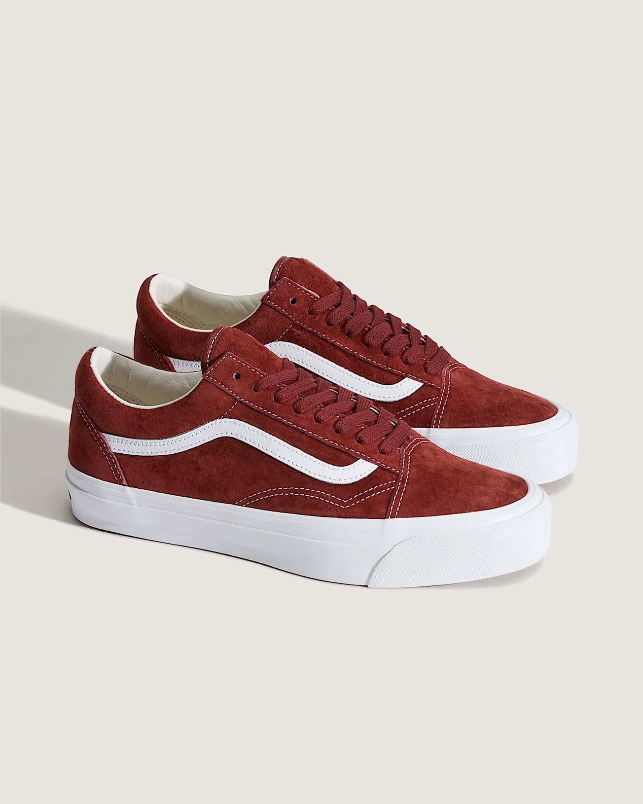 Premium Old Skool Pig Wildlederschuhe VANS Bordeaux ALT1