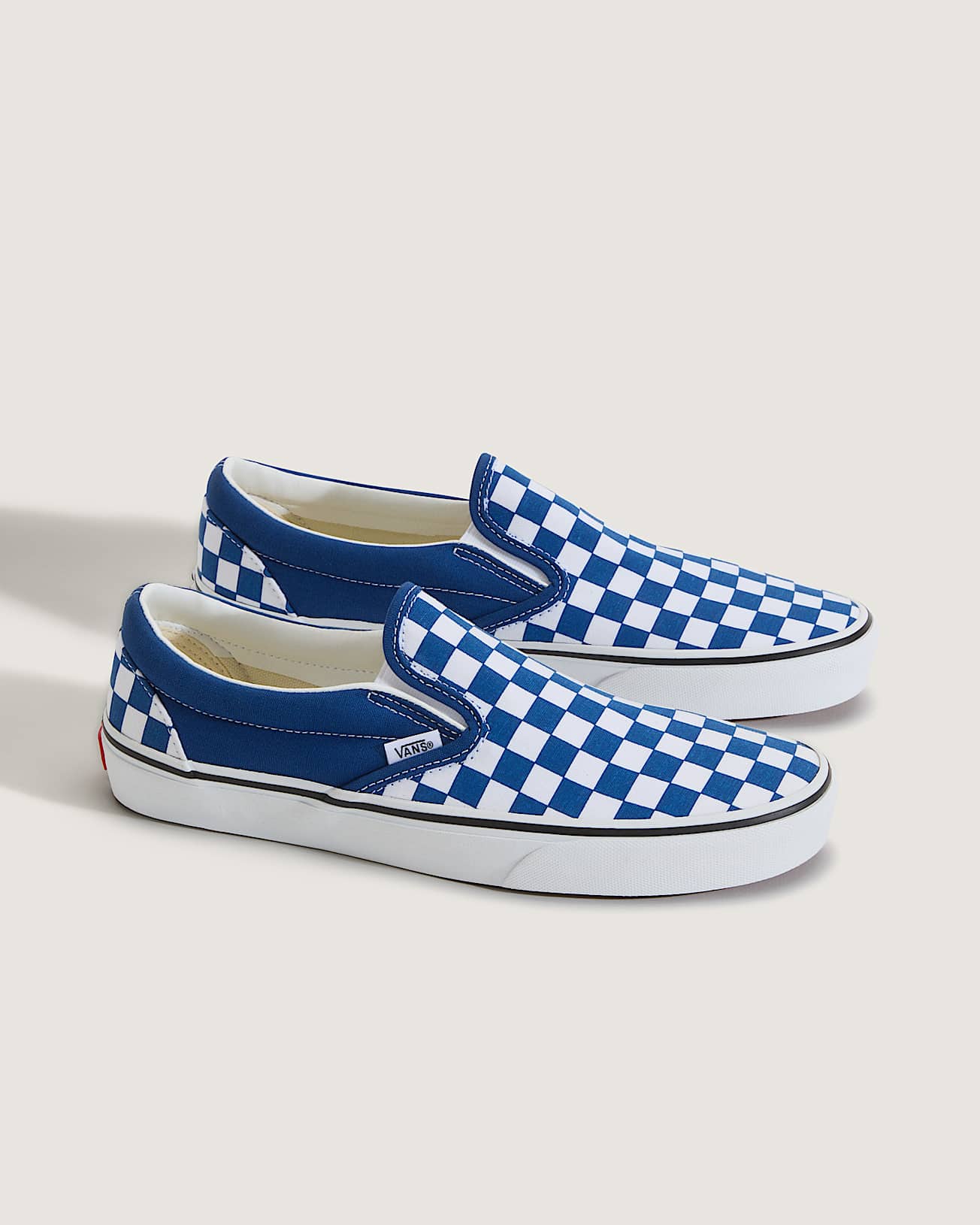 SlipOn Checkerboard Schuhe VANS Blau ALT1
