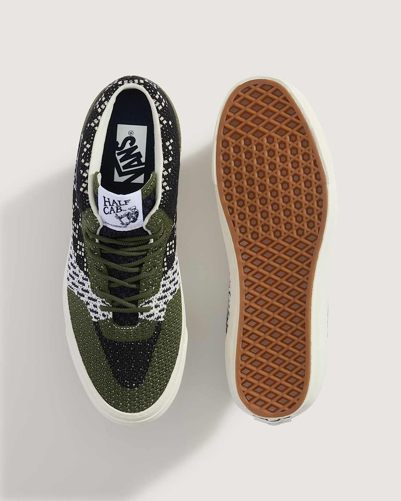 Premium Half Cab Shoes VANS Green ALT2