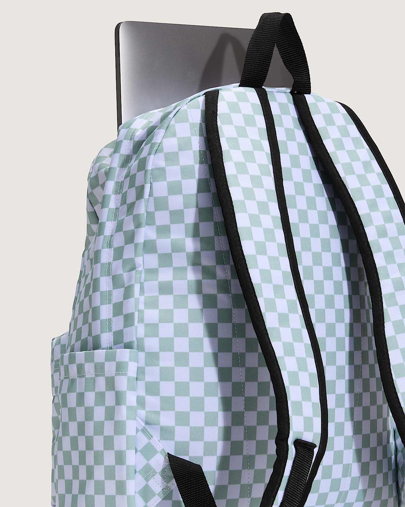 Old Skool Check Backpack VANS Blue ALT4