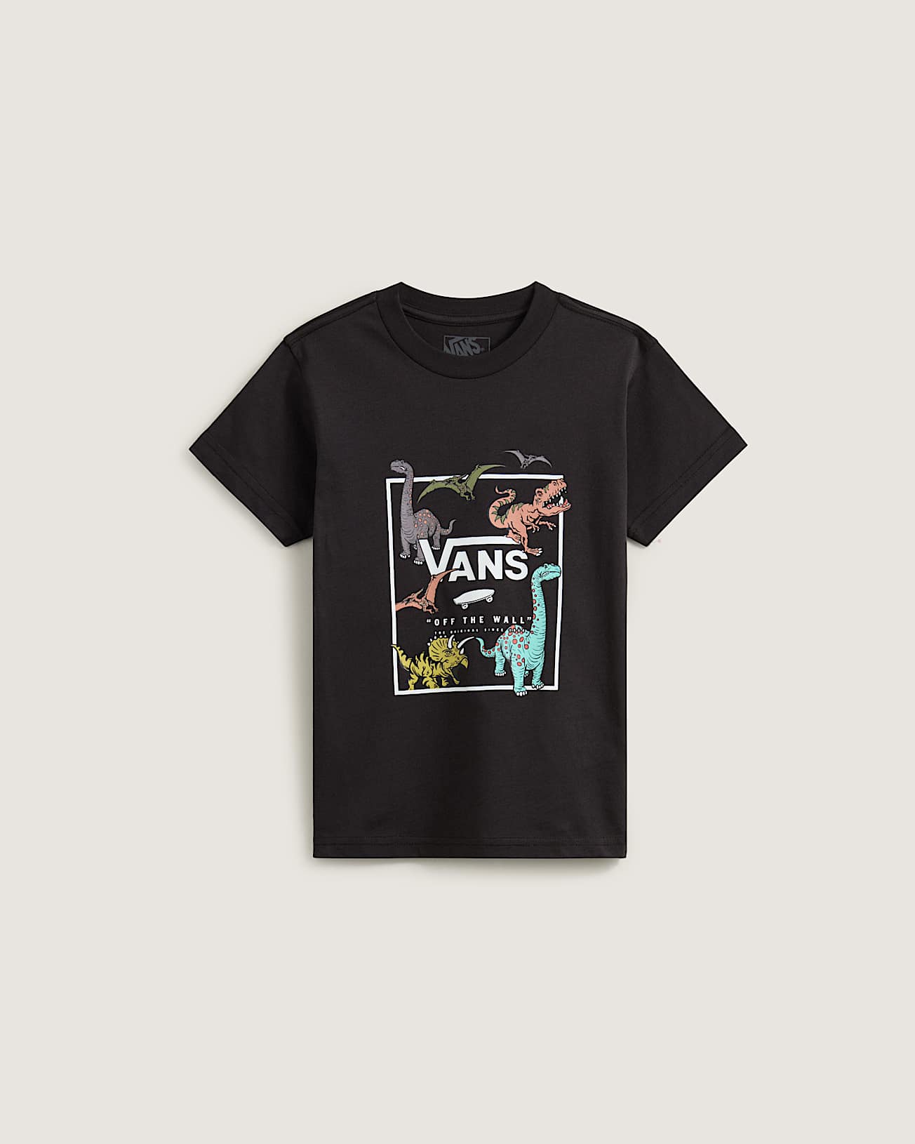 Kleine Kinder Glow Dino TShirt 28 Jahre VANS Schwarz HERO