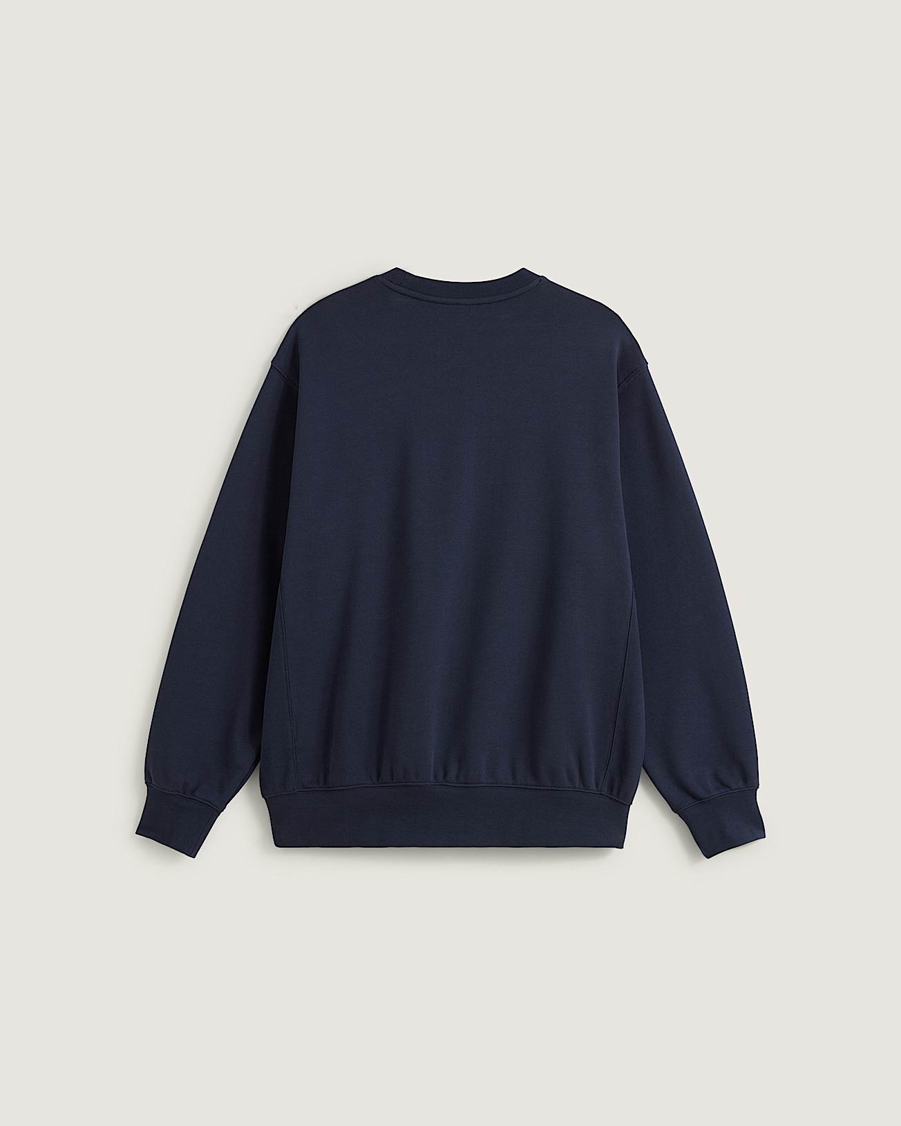 Zweifarbiger Rundhalspullover VANS Blau ALT1