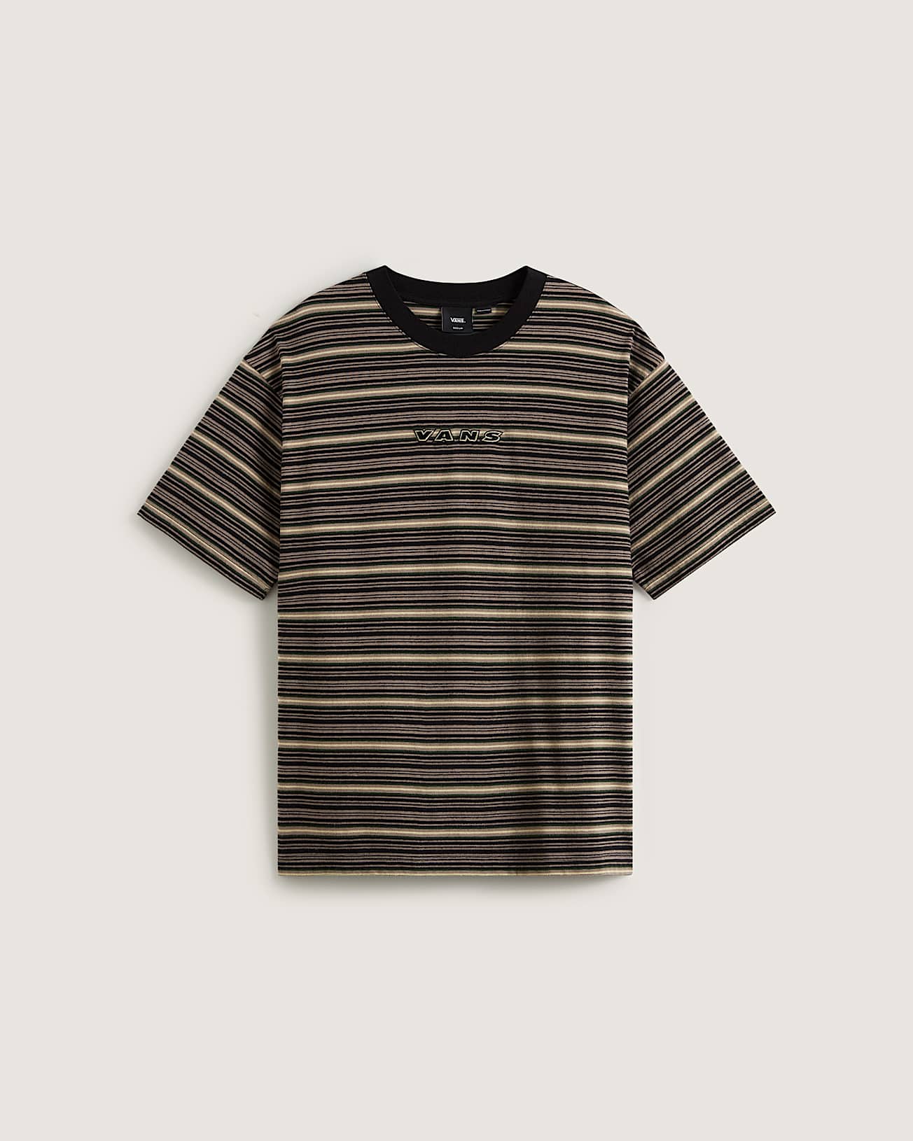 Cameron Stripe TShirt VANS Braun HERO