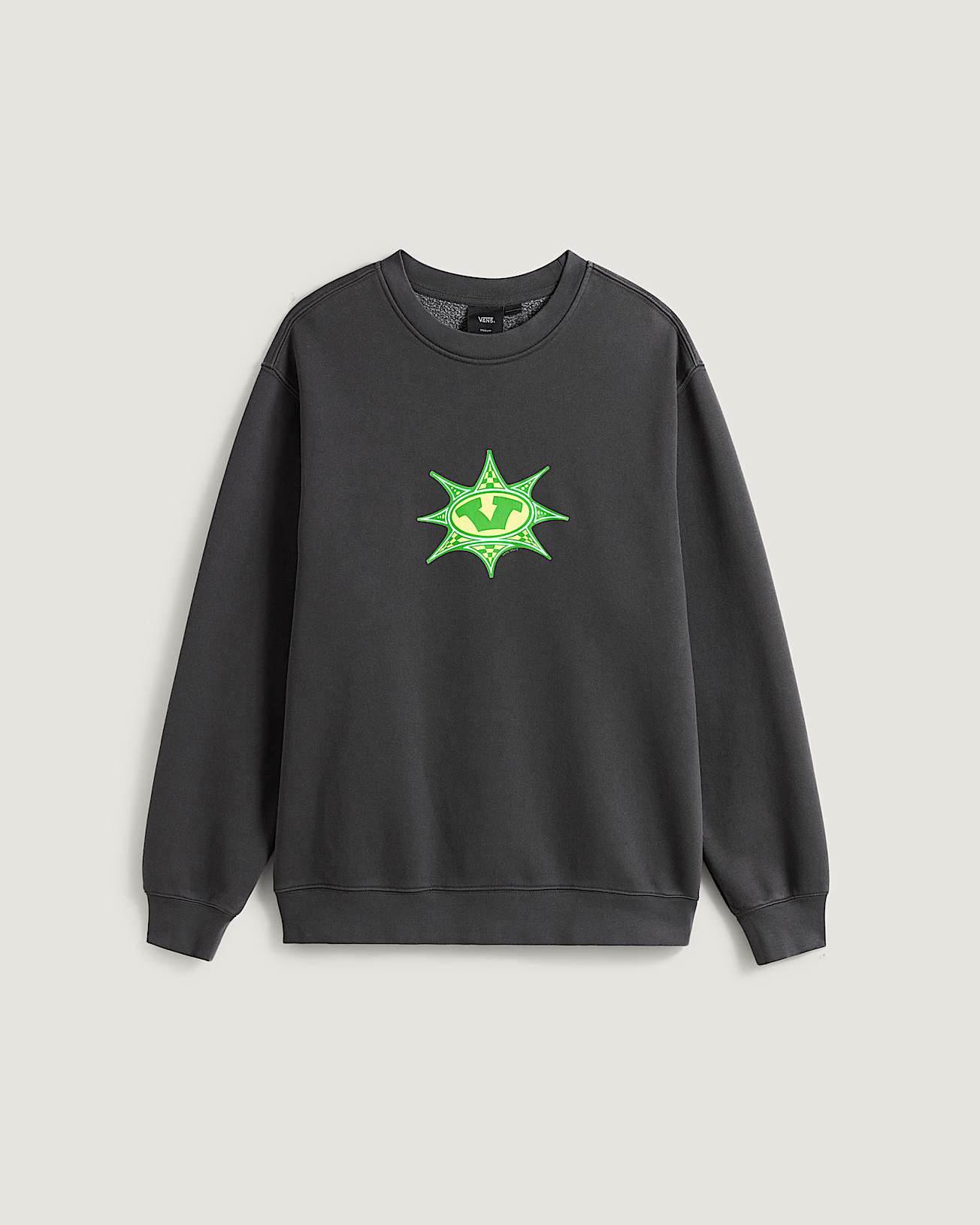 Star Checker Crew Sweatshirt VANS Schwarz HERO