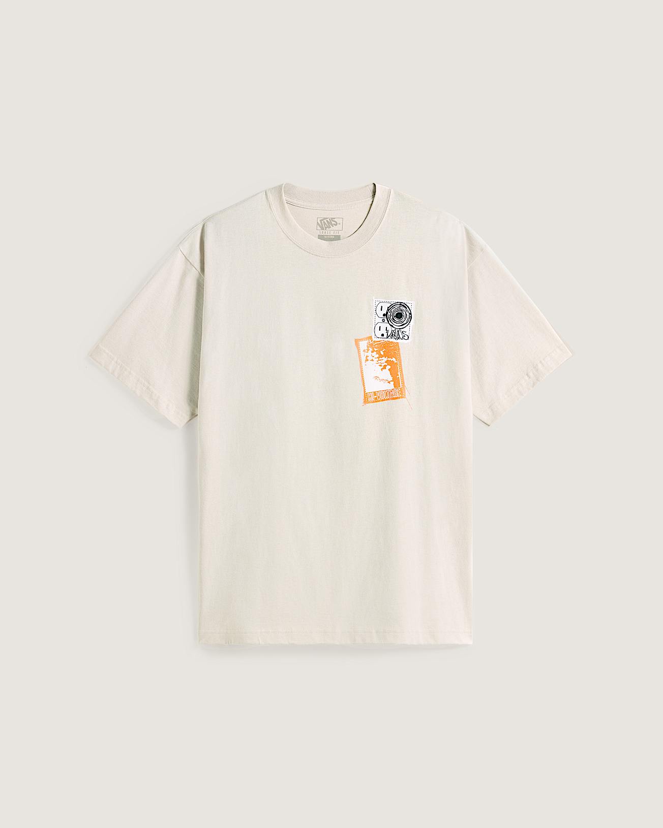 Punk Patch TShirt VANS Beige HERO