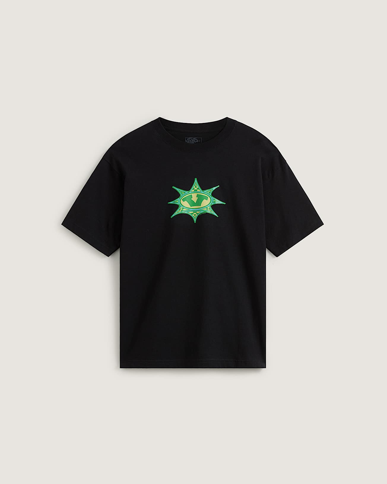 Star Checker TShirt VANS Schwarz HERO