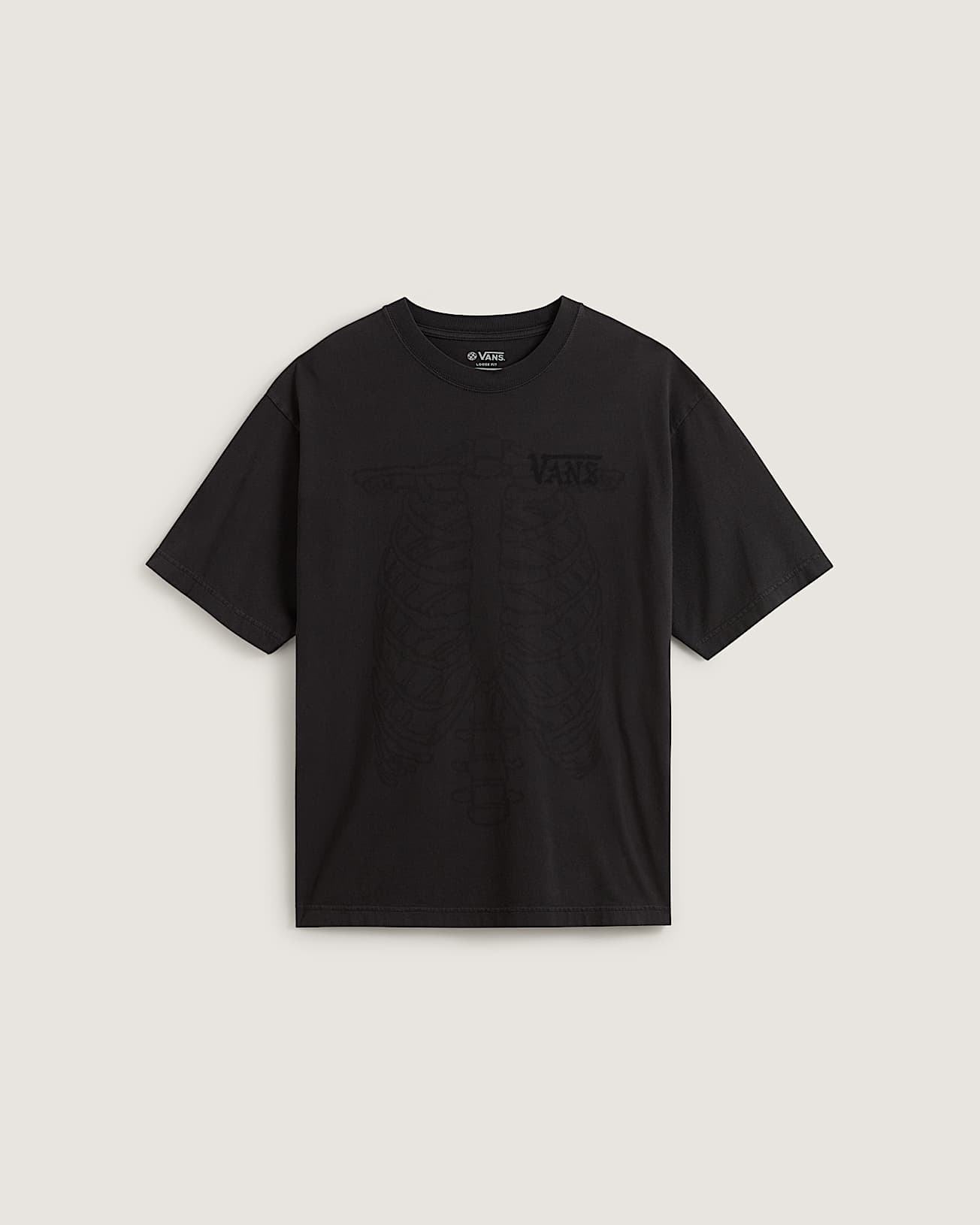 Ribcage Reversible TShirt VANS Black HERO