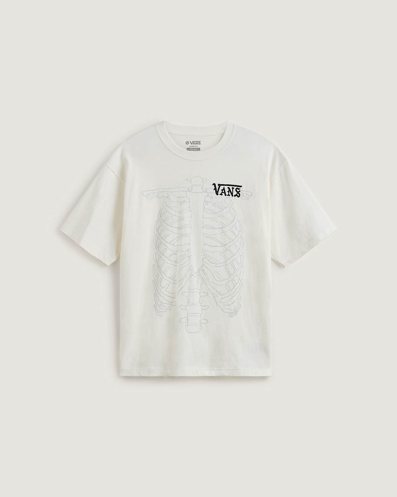 Ribcage Reversible Tee VANS Wit HERO
