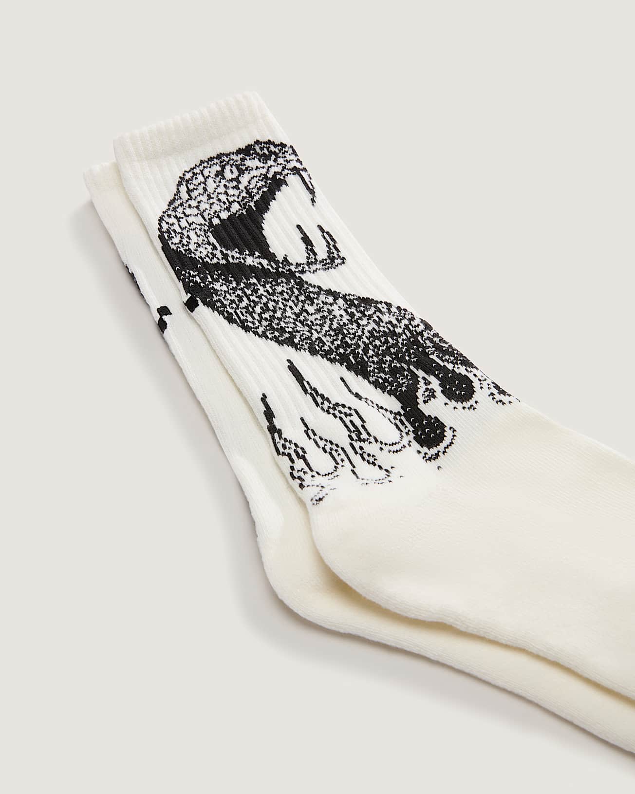 Calzettoni Skate Mike G Snake Flame 1 paio VANS Bianco ALT2