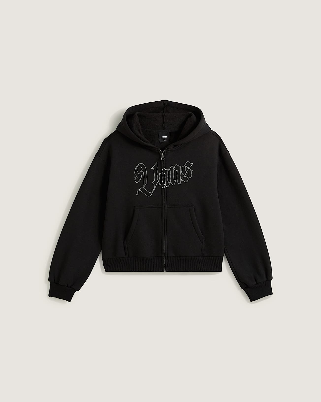 Sweat  capuche zipp Shining Enfant 814 ans VANS Noir HERO
