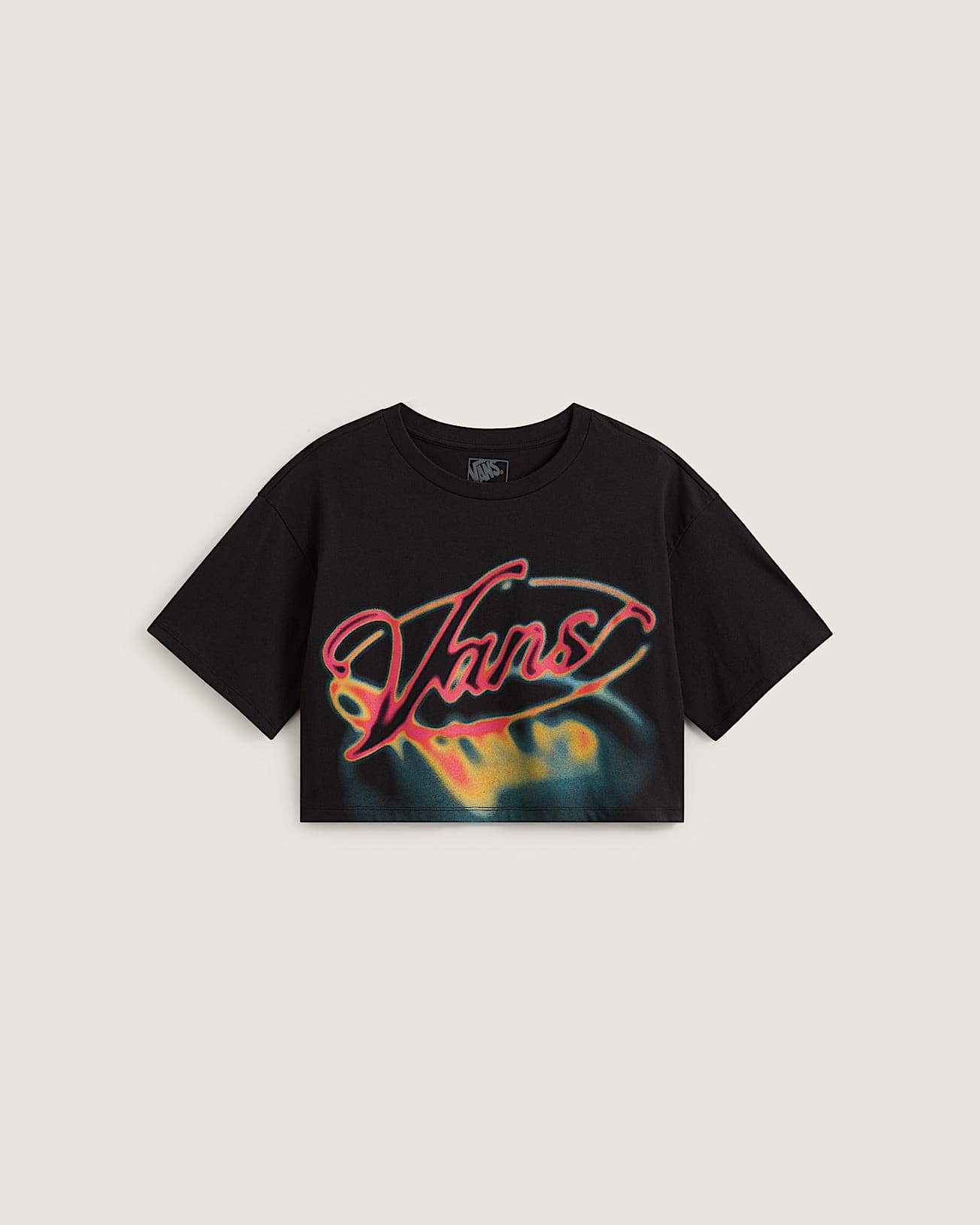 Afterburn Crop TShirt VANS Black HERO