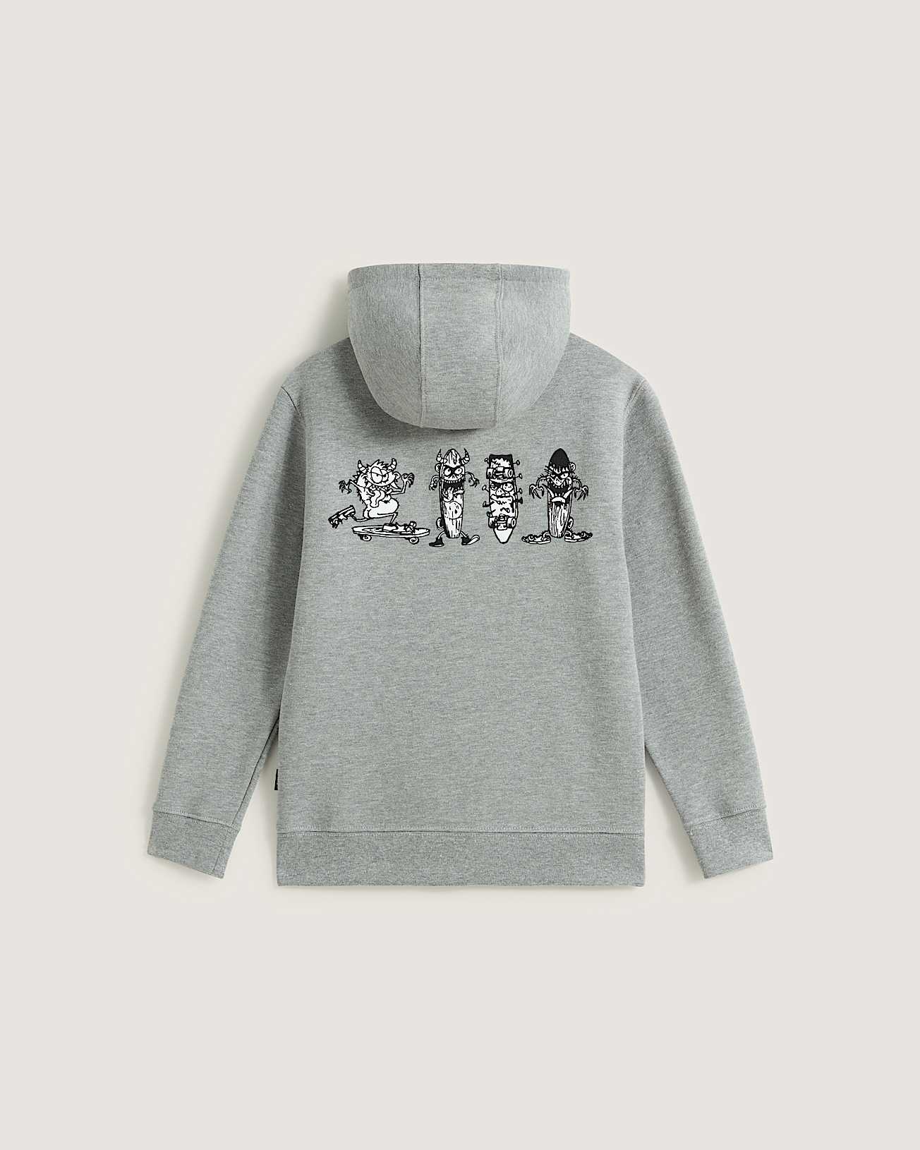 Sweat  capuche zipp Sk8 Enfant 814 ans VANS Gris ALT1