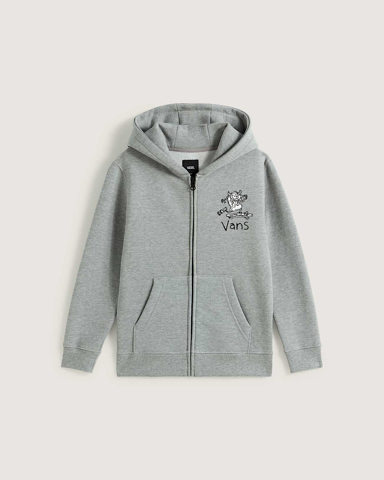 Sweat  capuche zipp Sk8 Enfant 814 ans VANS Gris HERO