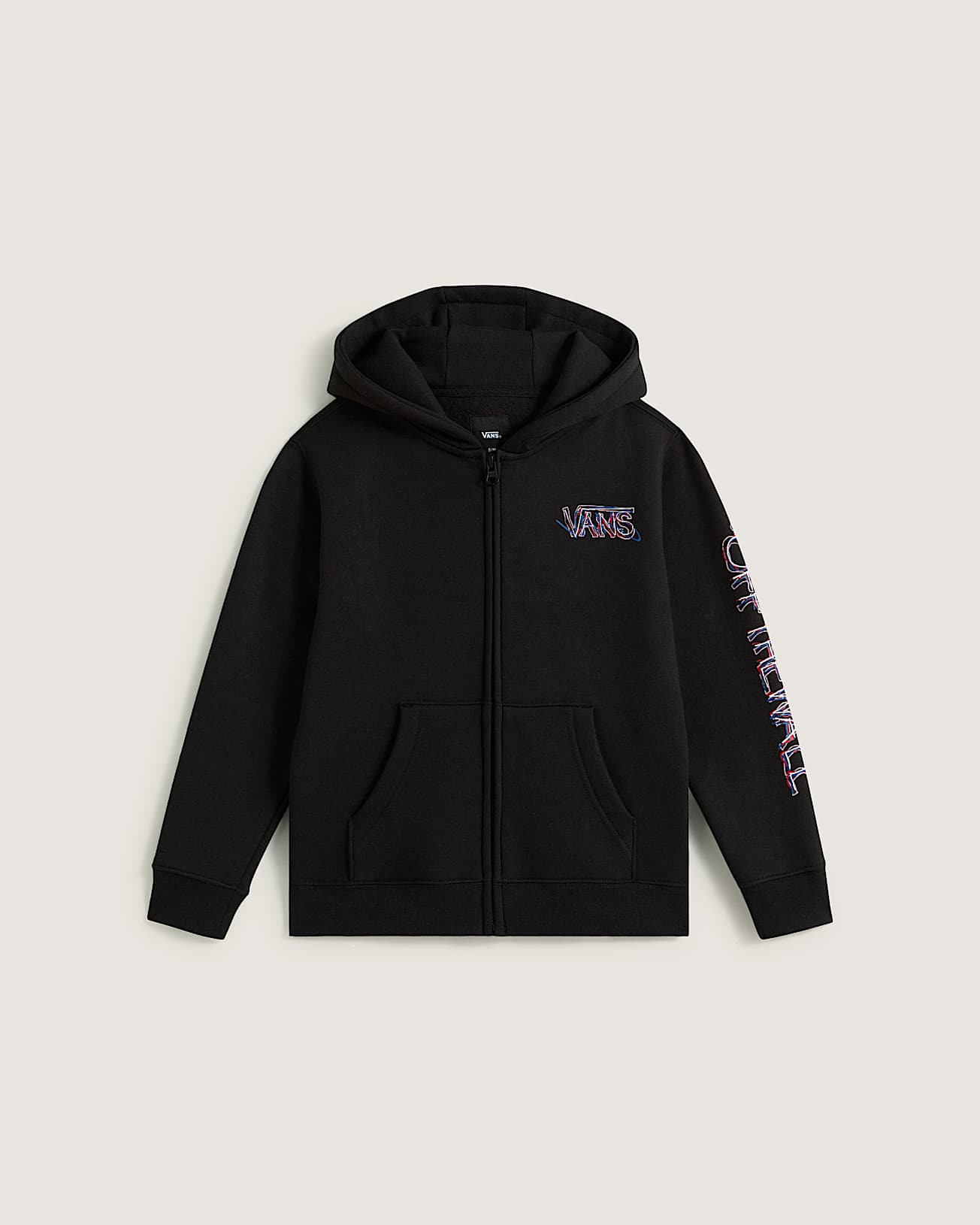 Sweat  capuche zipp Scribbled Past Enfant 814 ans VANS Noir HERO