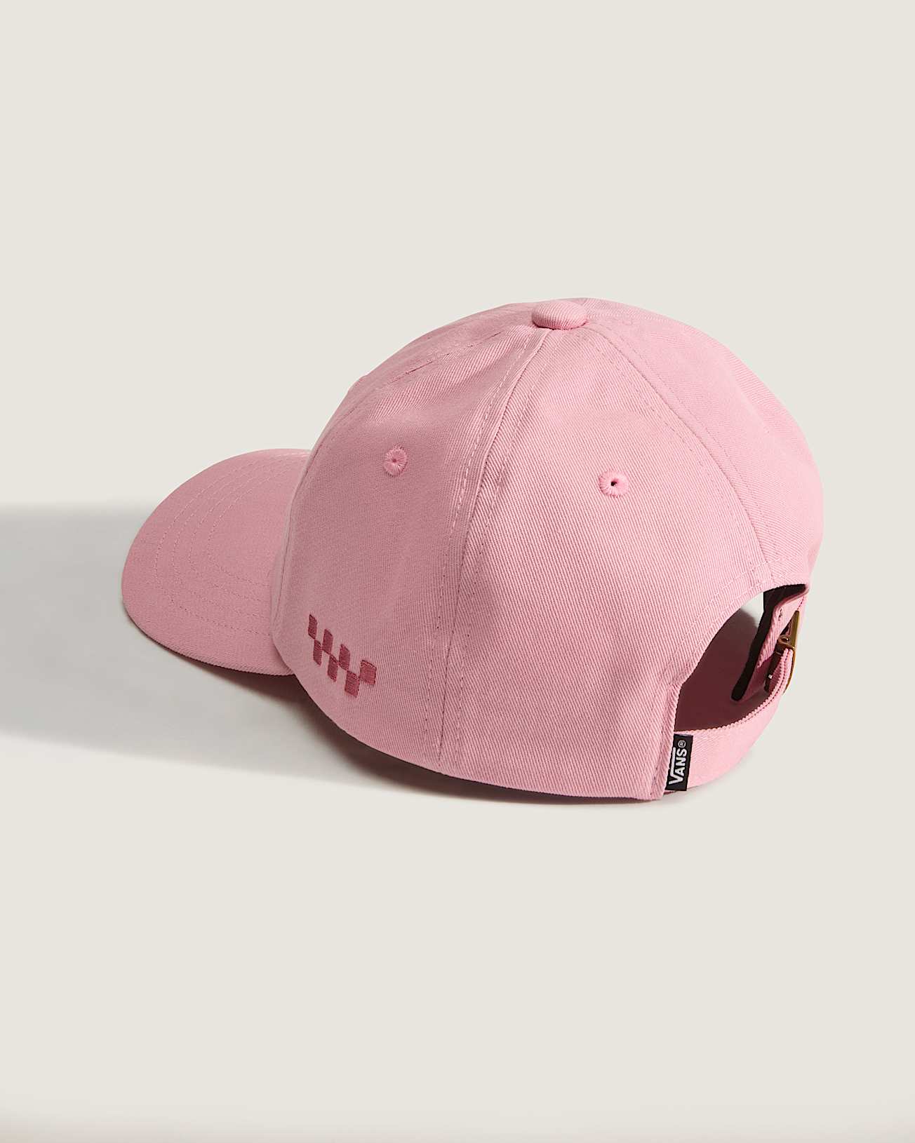 Kids Check Side Bill jockey Hat VANS Pink ALT1
