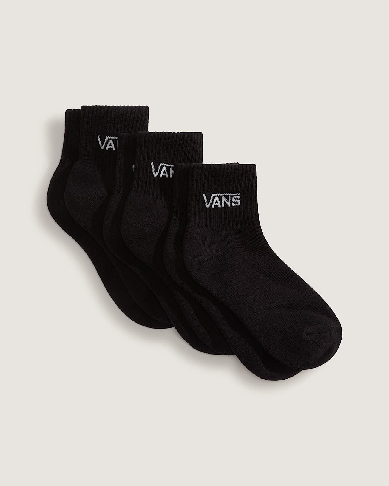 Kinder Classic Half Crew Socken 3 Paar VANS Schwarz ALT1
