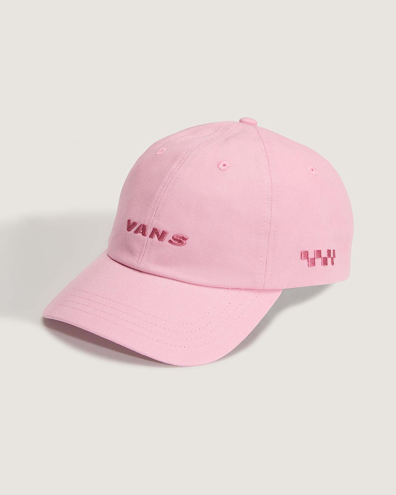 Check Side Snapback Cap VANS Rosa HERO
