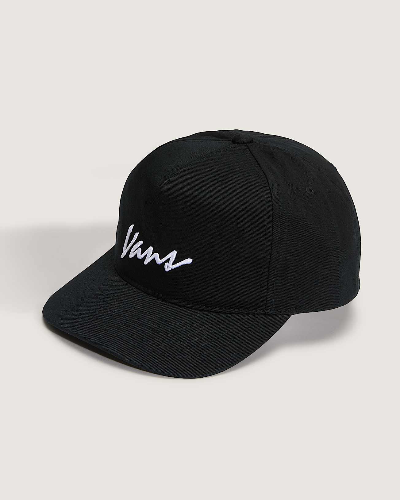 Classic Script Snapback Cap VANS Schwarz HERO