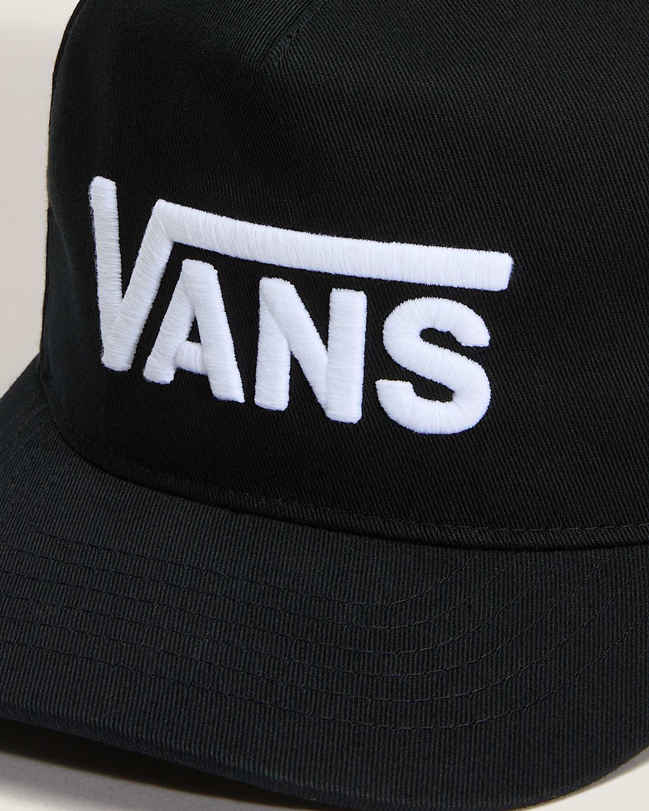Drop V Logo Snapback Cap VANS Schwarz ALT2