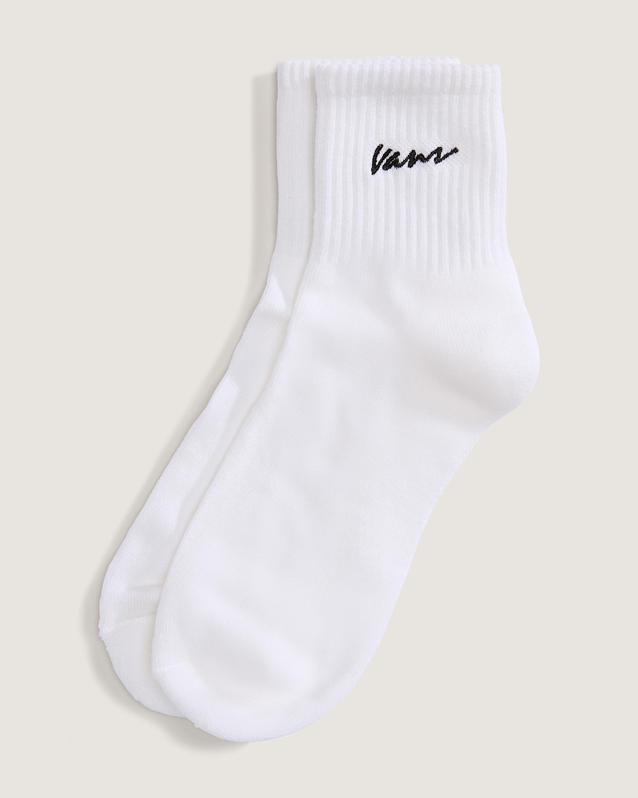 Classic Script Half Crew Socken 1 Paar VANS Wei HERO