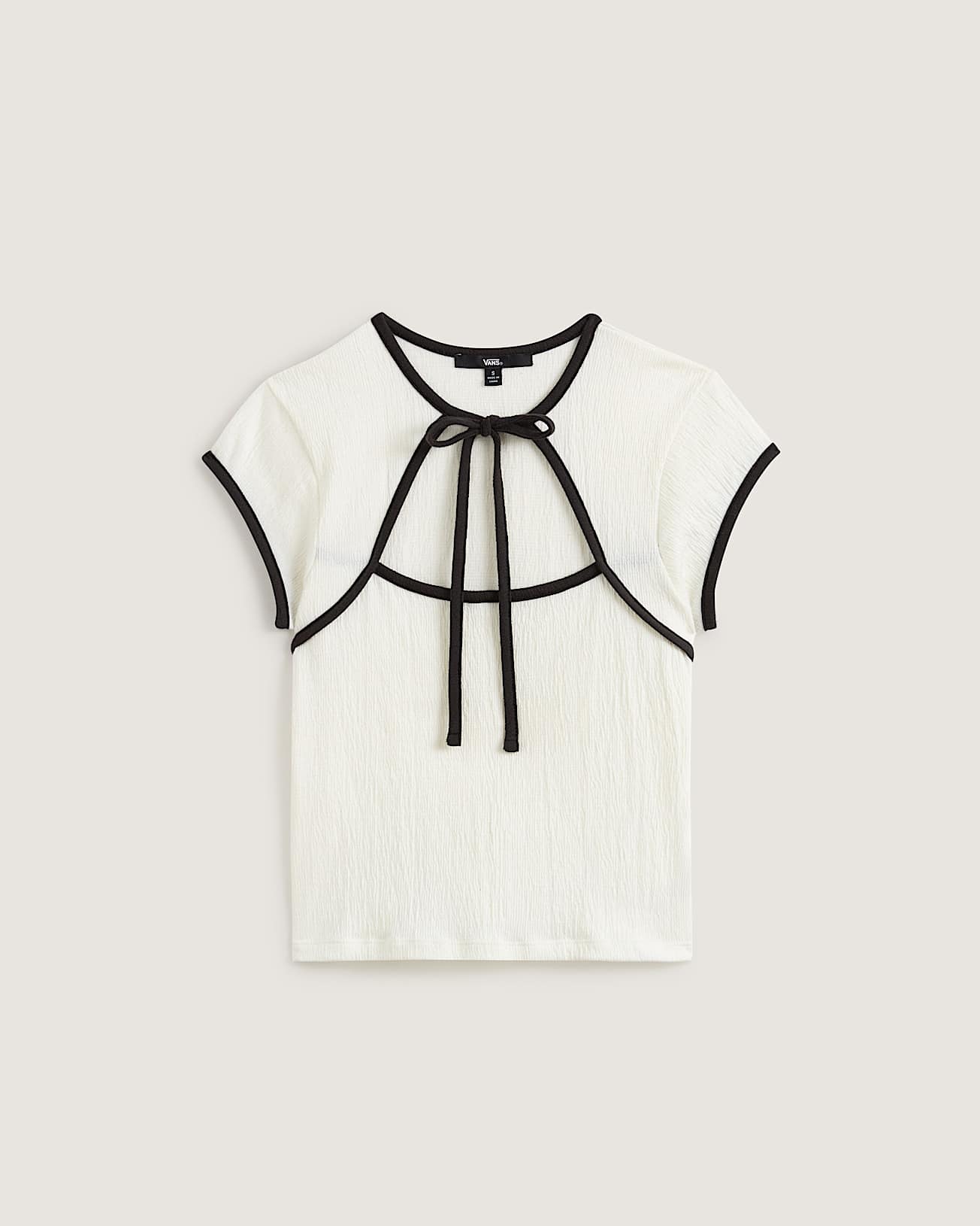 Tshirt avec liens  lencolure Kari VANS Blanc HERO