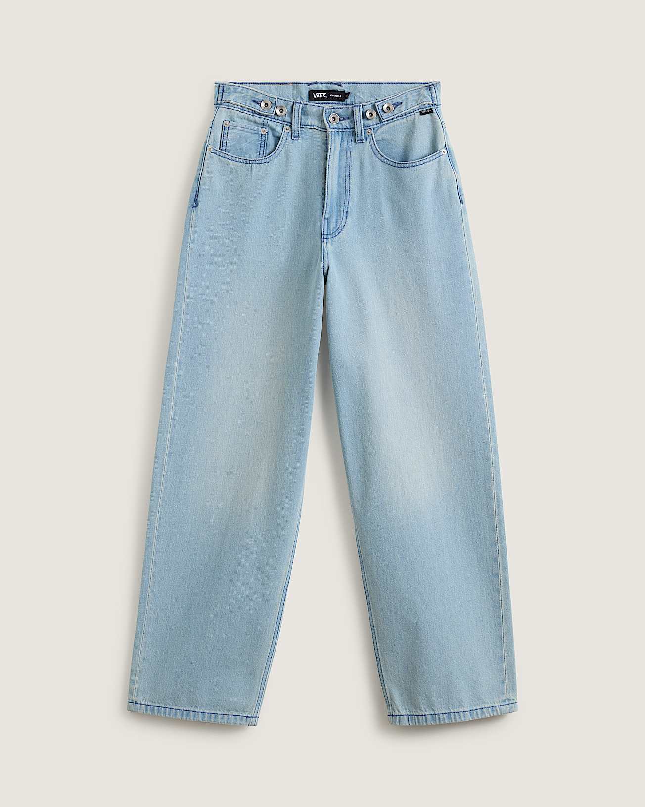 Check-5 Baggy Denim Trousers - 1
