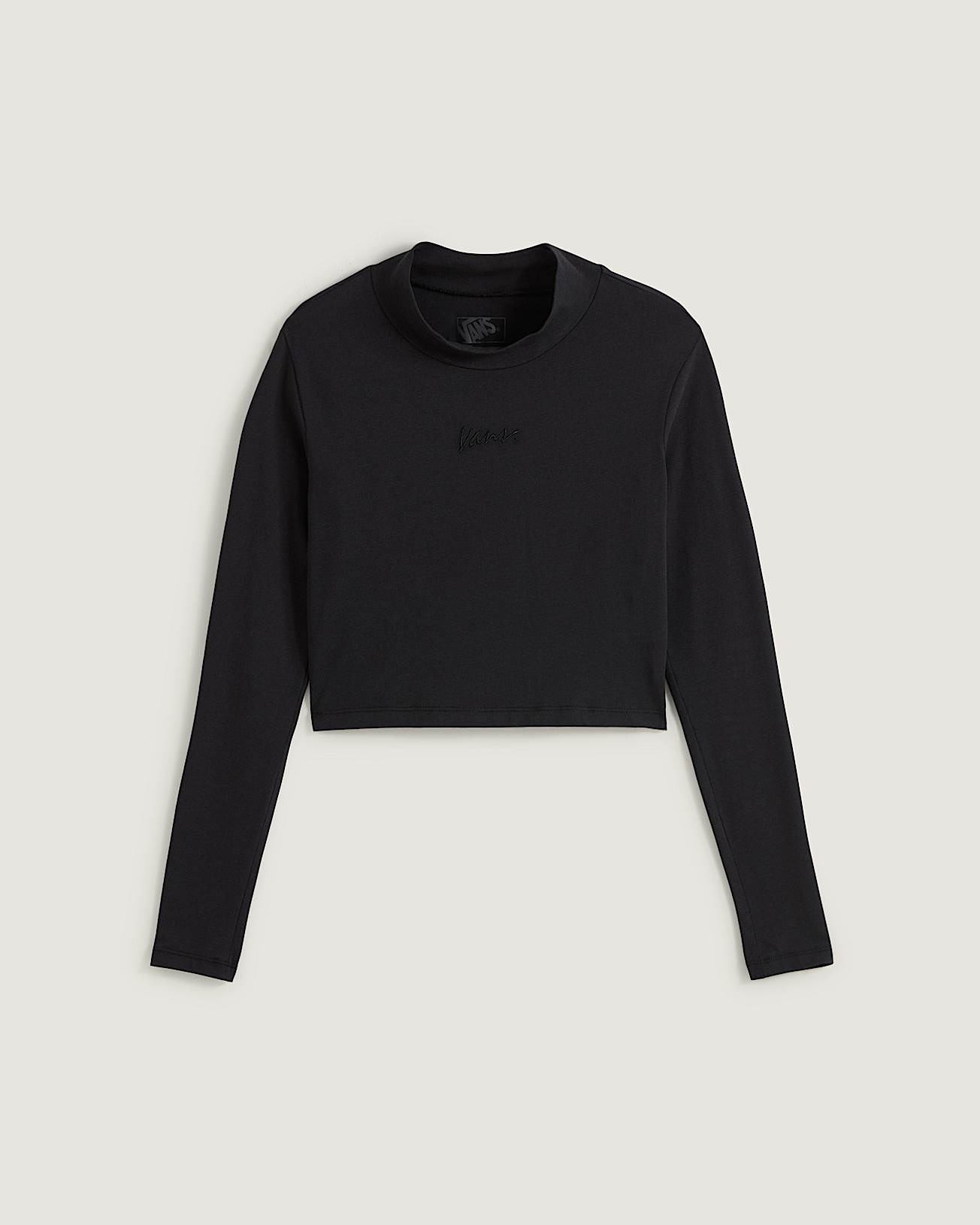 Script Mini Mock TShirt VANS Schwarz HERO