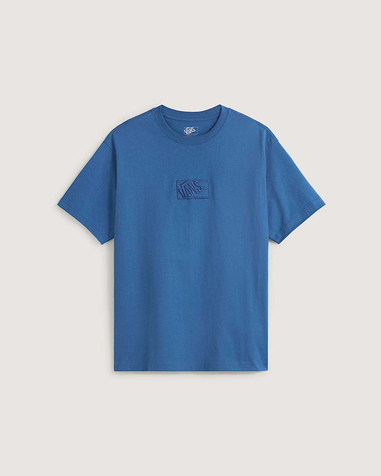 Blocked Box TShirt VANS Blau HERO